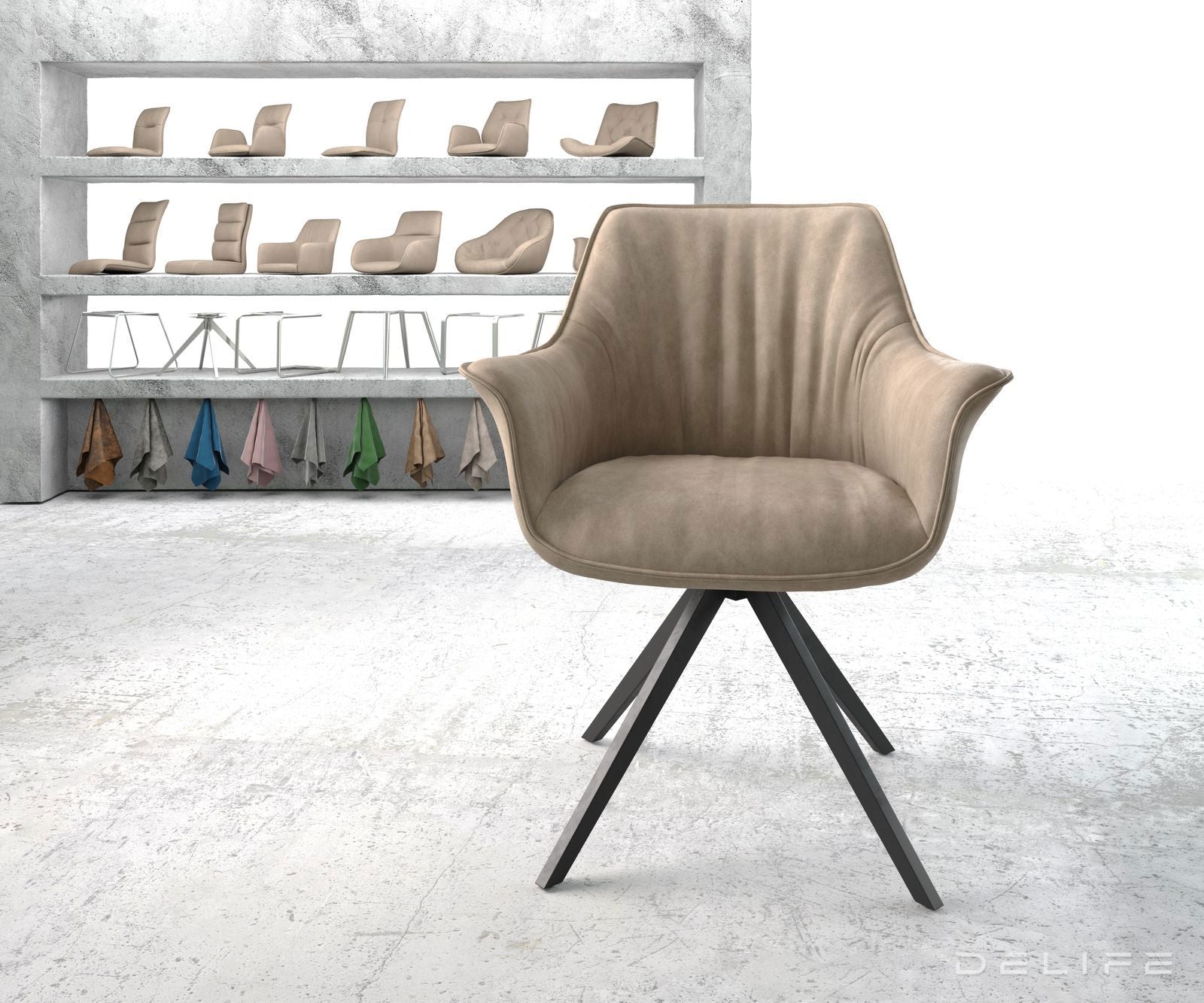 Blagovaonska stolica Keila, Materijal: Mikrofibra