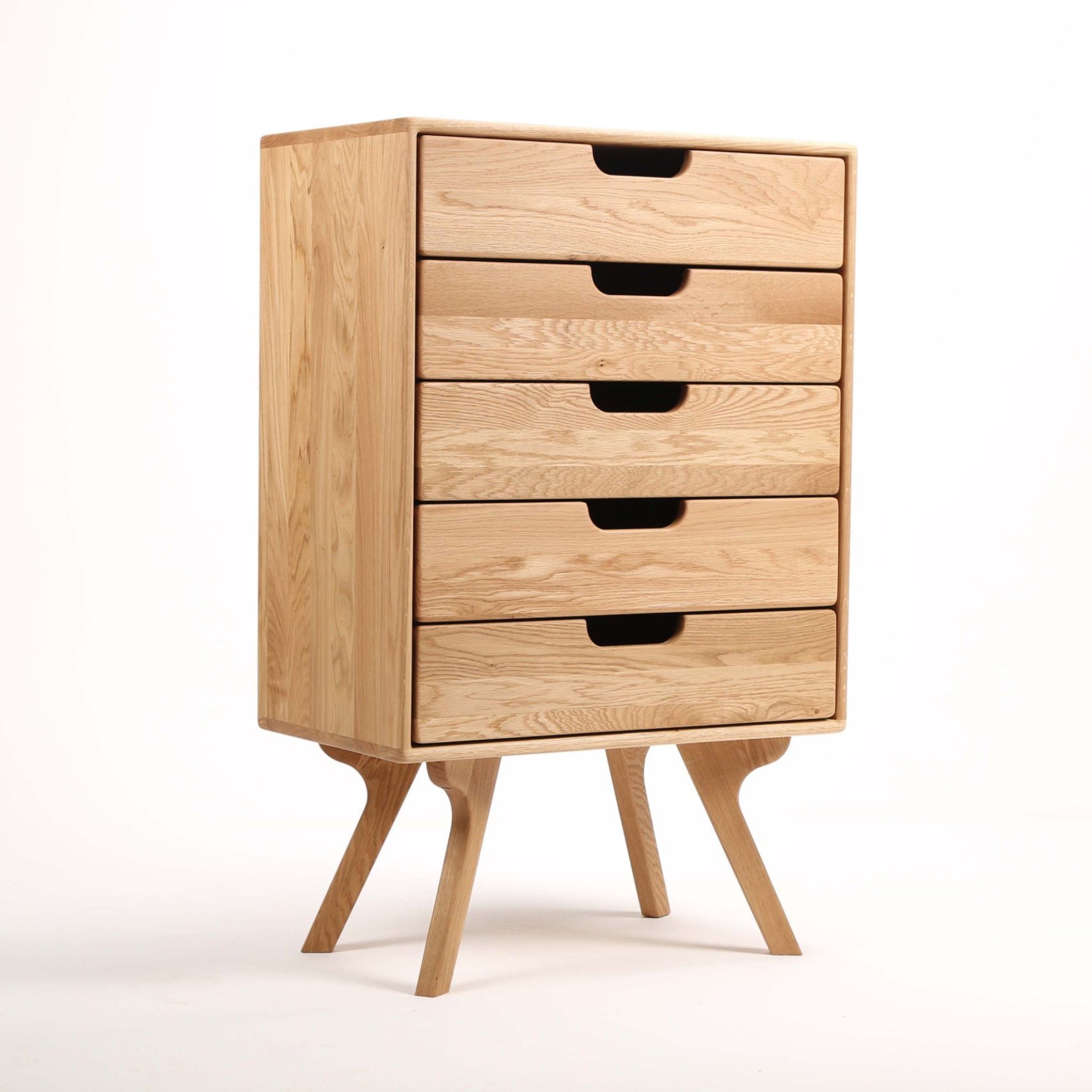 Komoda Amadeo 66x110cm, Materijal: Puno drvo Hrast