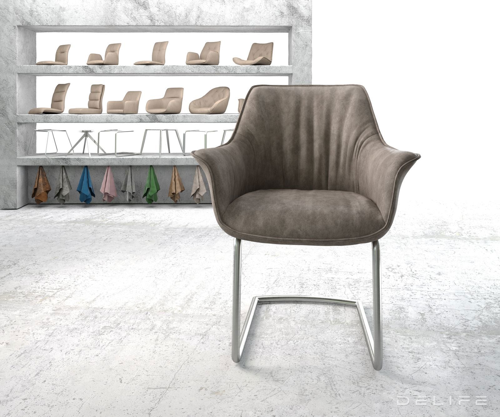 Blagovaonska stolica Keila, Materijal: Mikrofibra