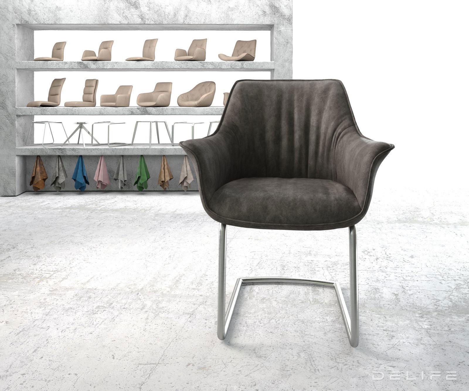 Blagovaonska stolica Keila, Materijal: Mikrofibra