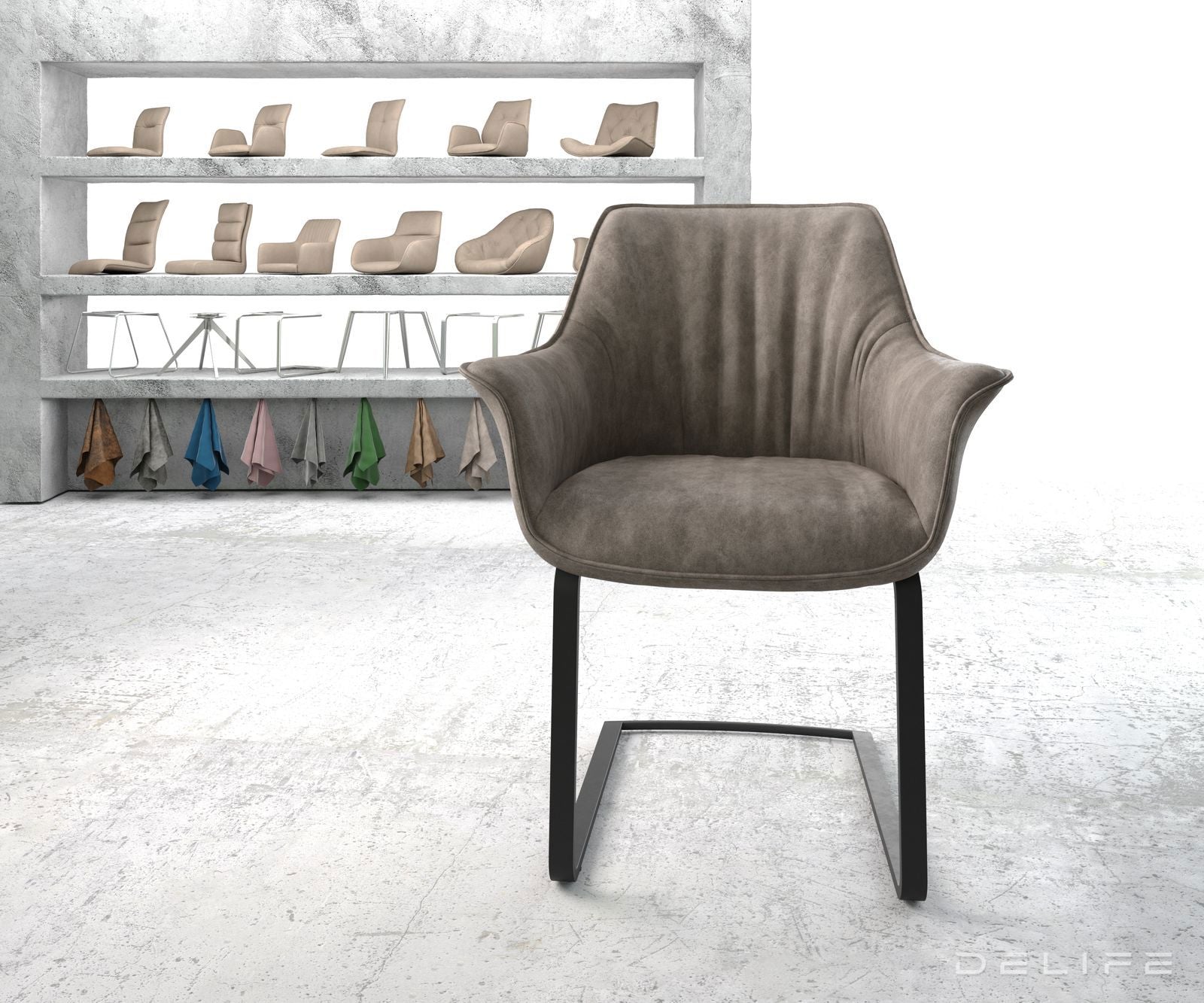 Blagovaonska stolica Keila, Materijal: Mikrofibra