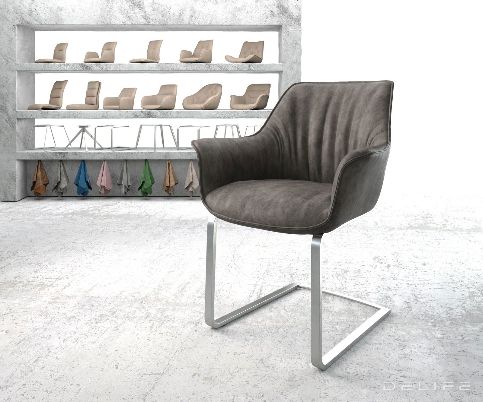 Blagovaonska stolica Keila, Materijal: Mikrofibra