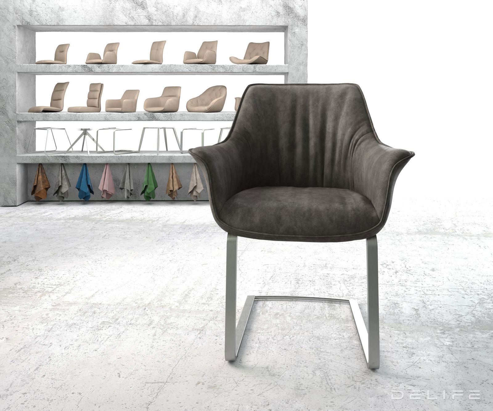 Blagovaonska stolica Keila, Materijal: Mikrofibra