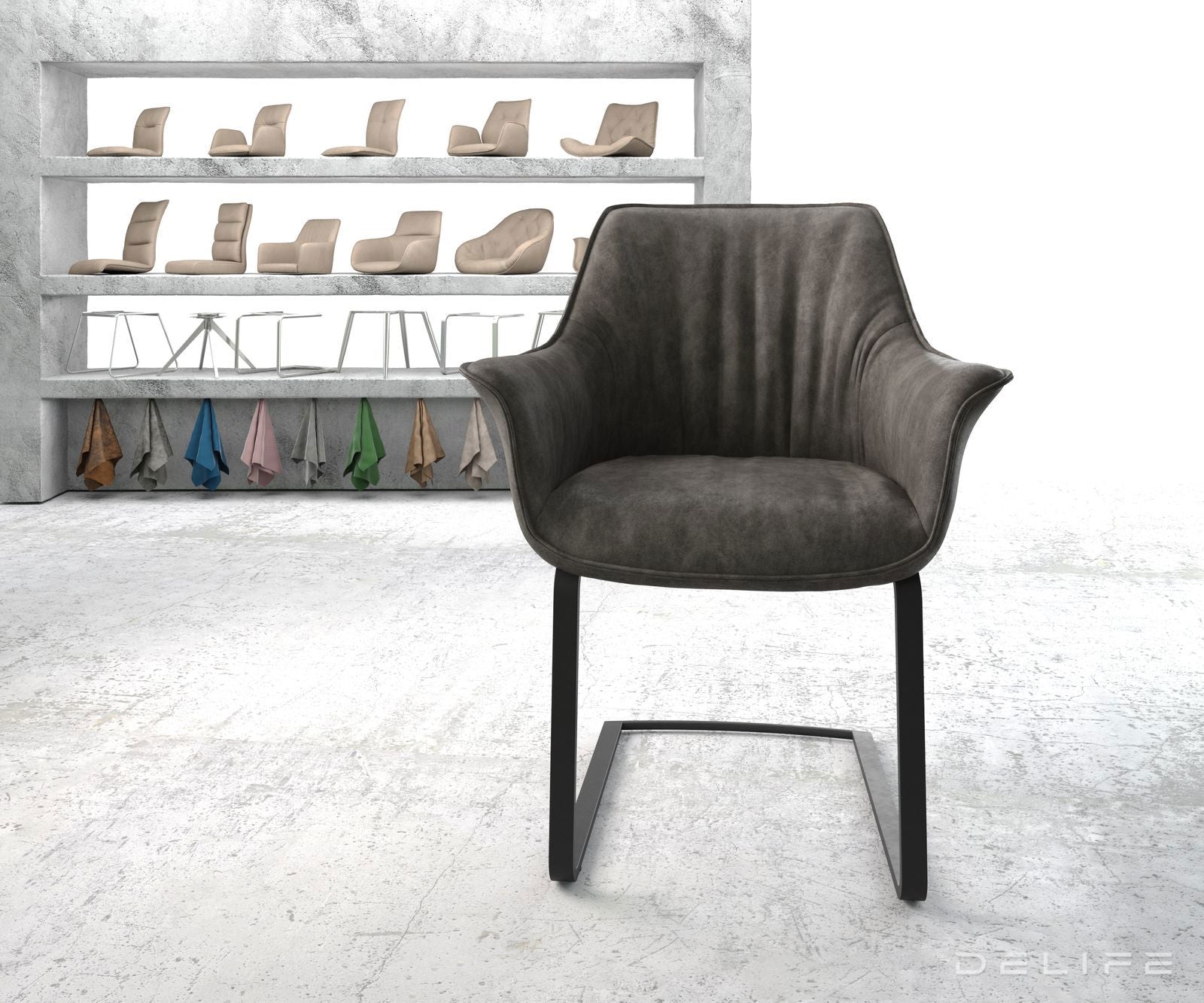 Blagovaonska stolica Keila, Materijal: Mikrofibra