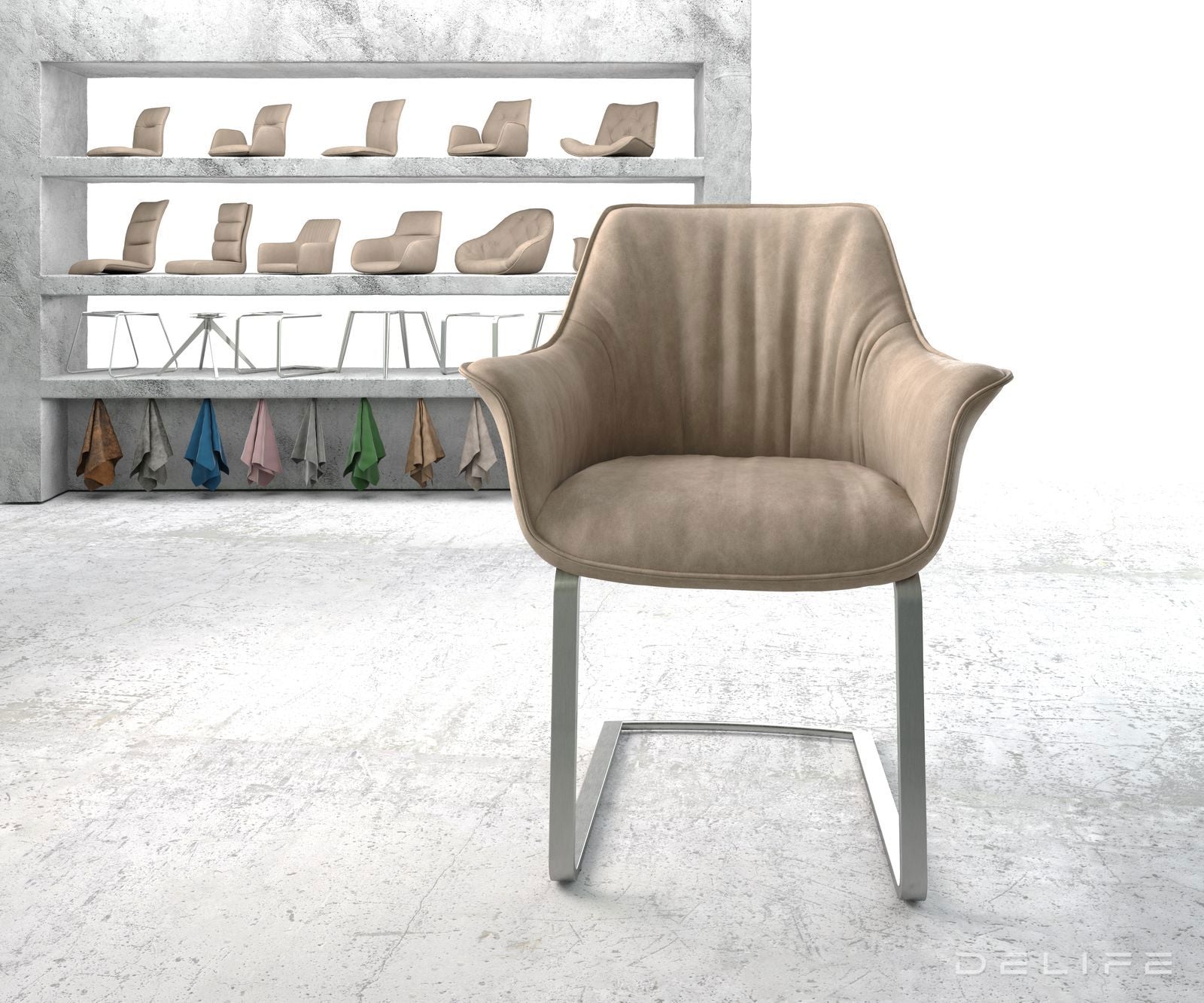 Blagovaonska stolica Keila, Materijal: Mikrofibra