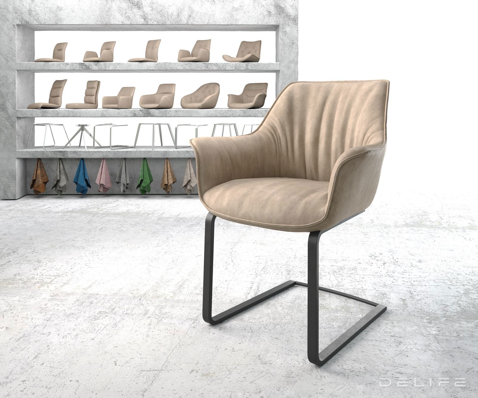 Blagovaonska stolica Keila, Materijal: Mikrofibra