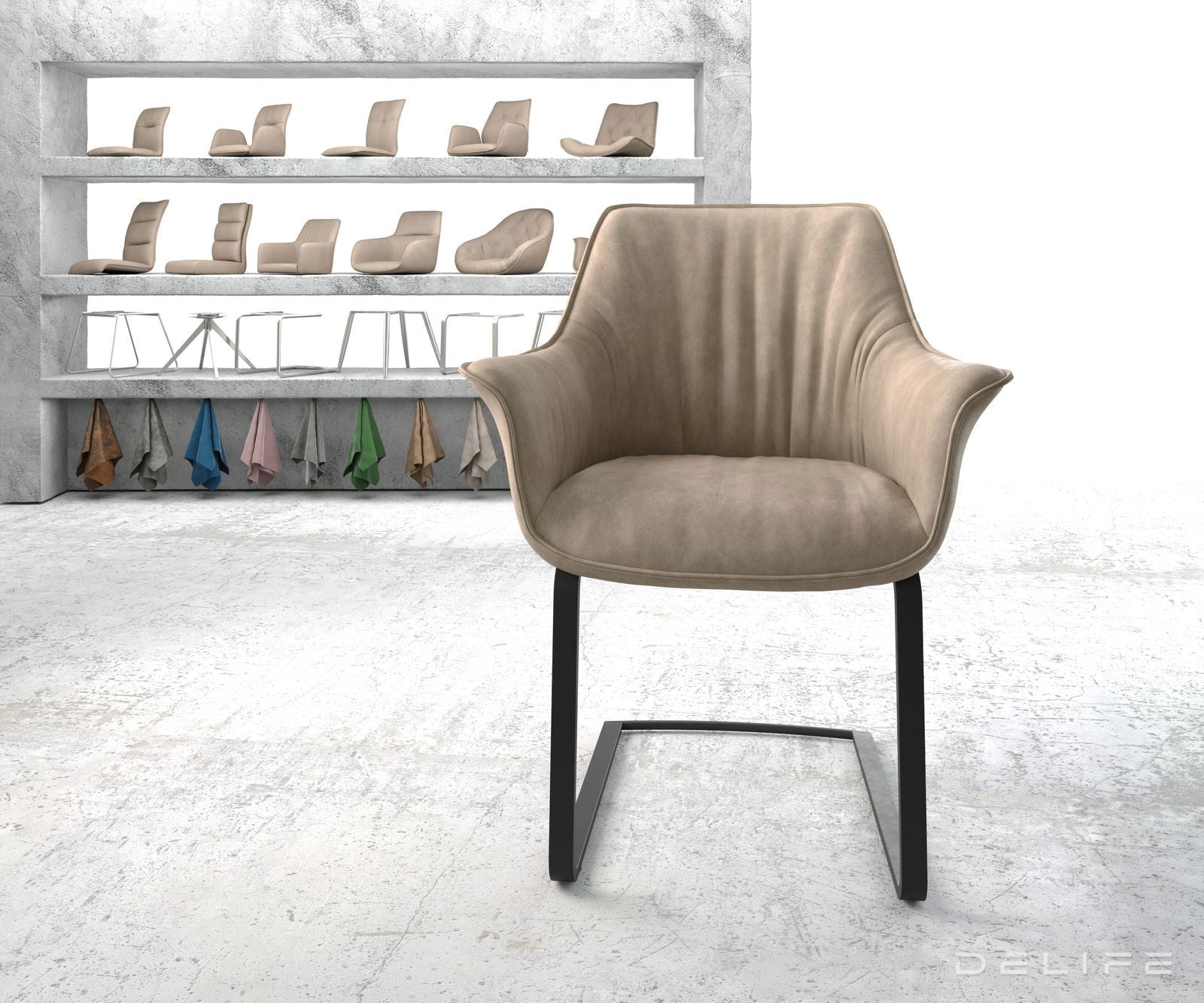 Blagovaonska stolica Keila, Materijal: Mikrofibra