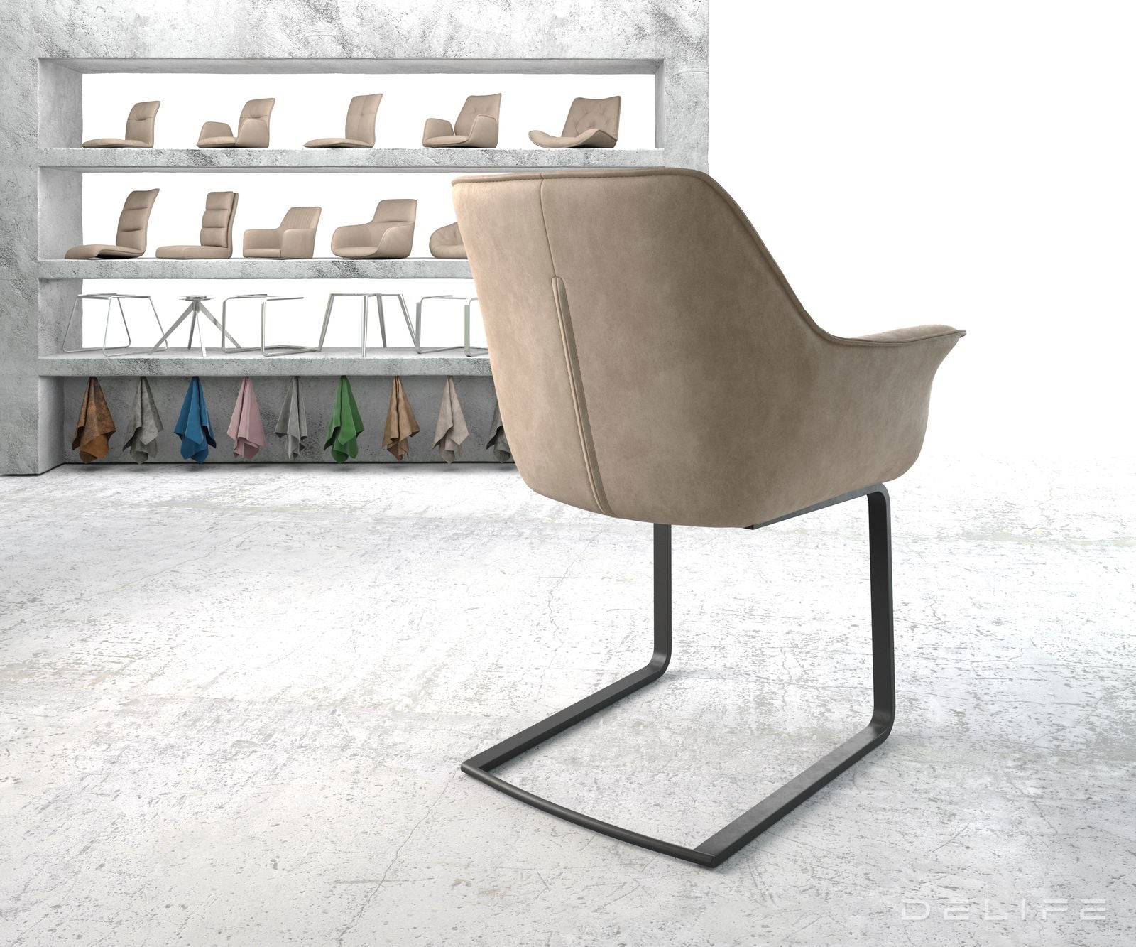 Blagovaonska stolica Keila, Materijal: Mikrofibra