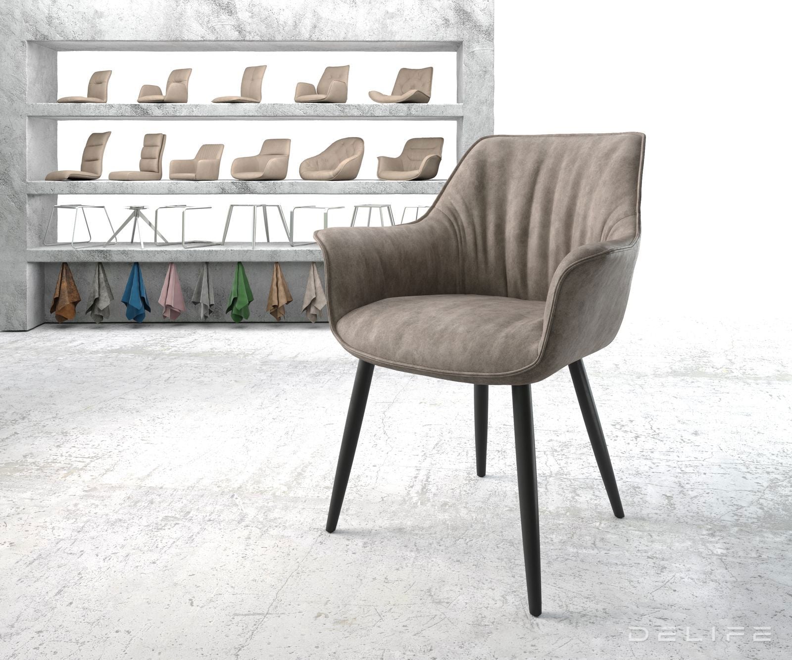 Blagovaonska stolica Keila, Materijal: Mikrofibra