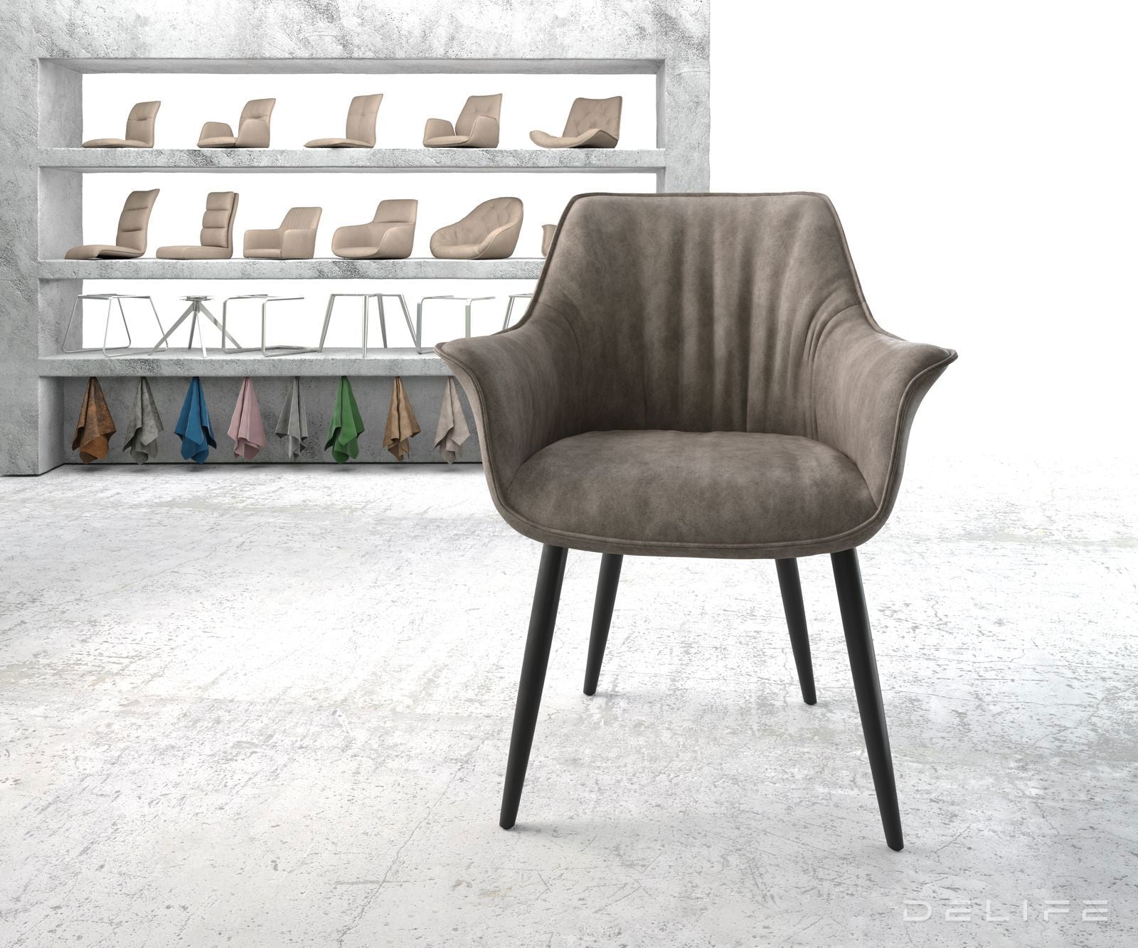 Blagovaonska stolica Keila, Materijal: Mikrofibra