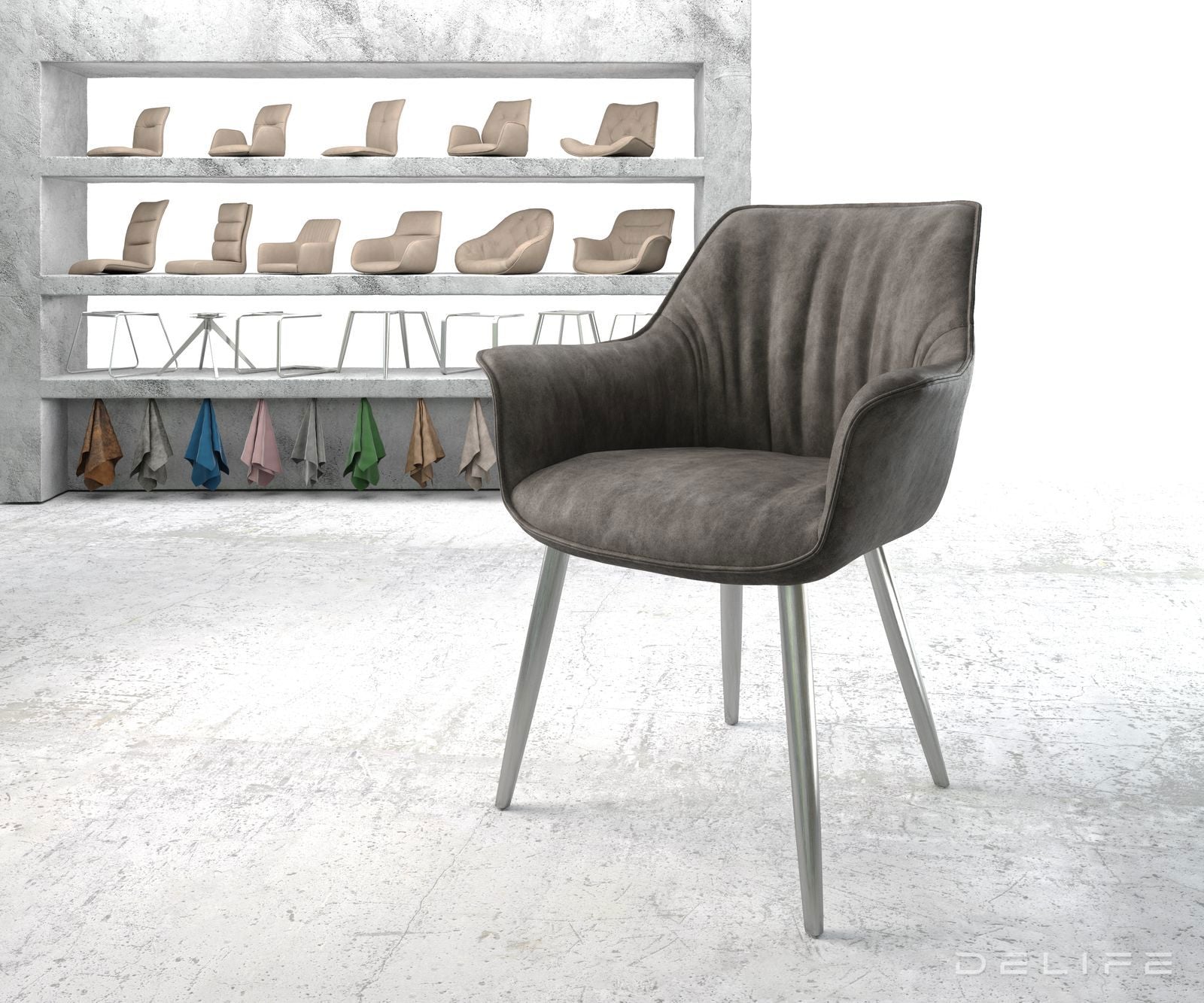 Blagovaonska stolica Keila, Materijal: Mikrofibra