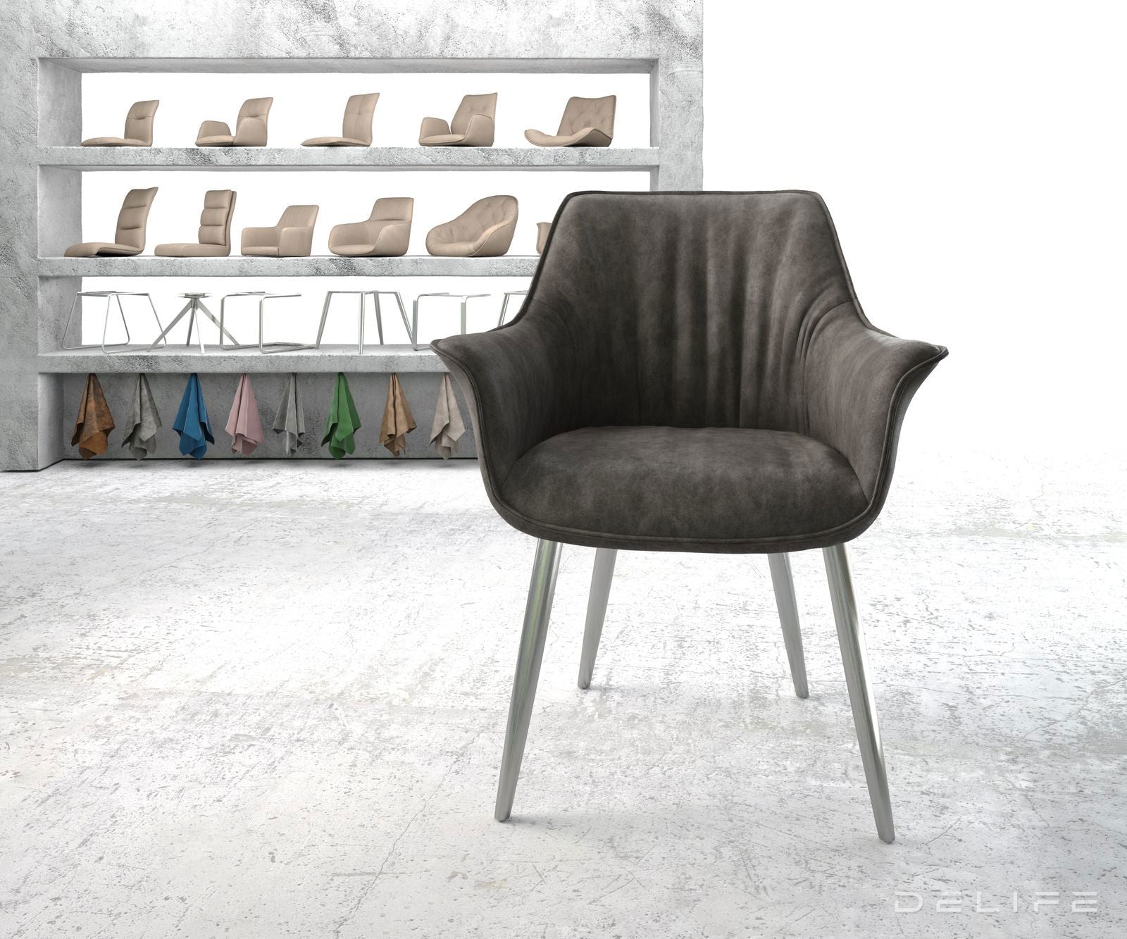 Blagovaonska stolica Keila, Materijal: Mikrofibra