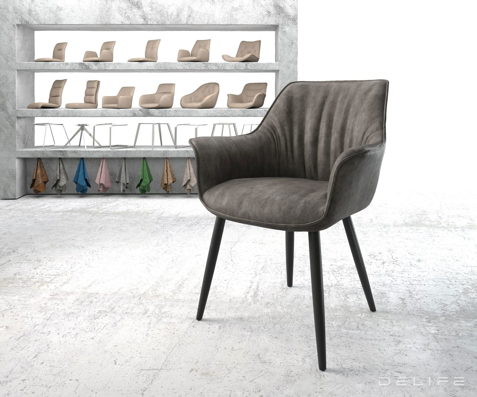 Blagovaonska stolica Keila, Materijal: Mikrofibra