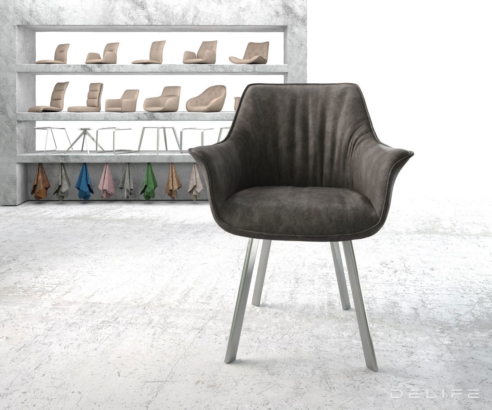 Blagovaonska stolica Keila, Materijal: Mikrofibra