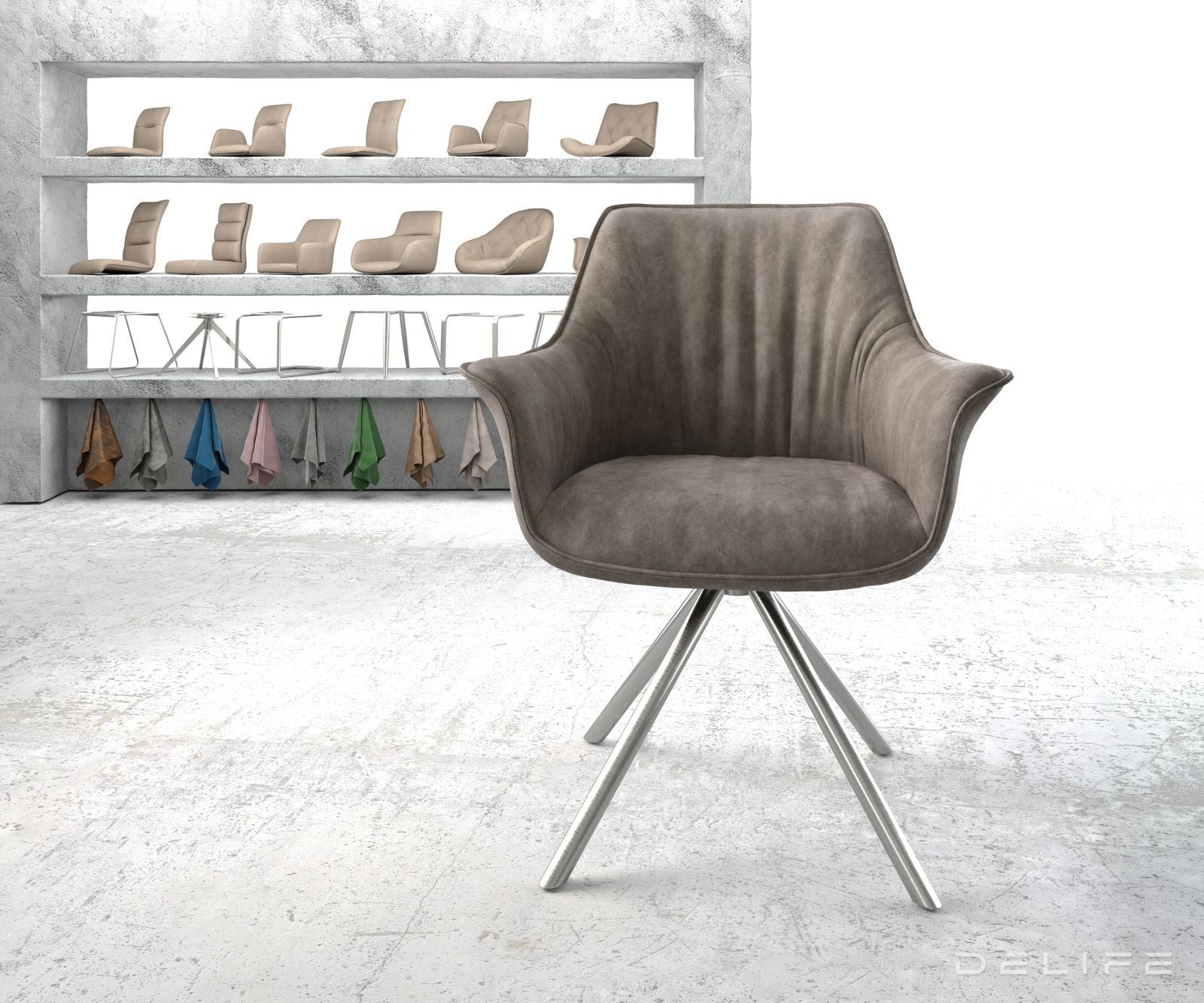 Blagovaonska stolica Keila, Materijal: Mikrofibra