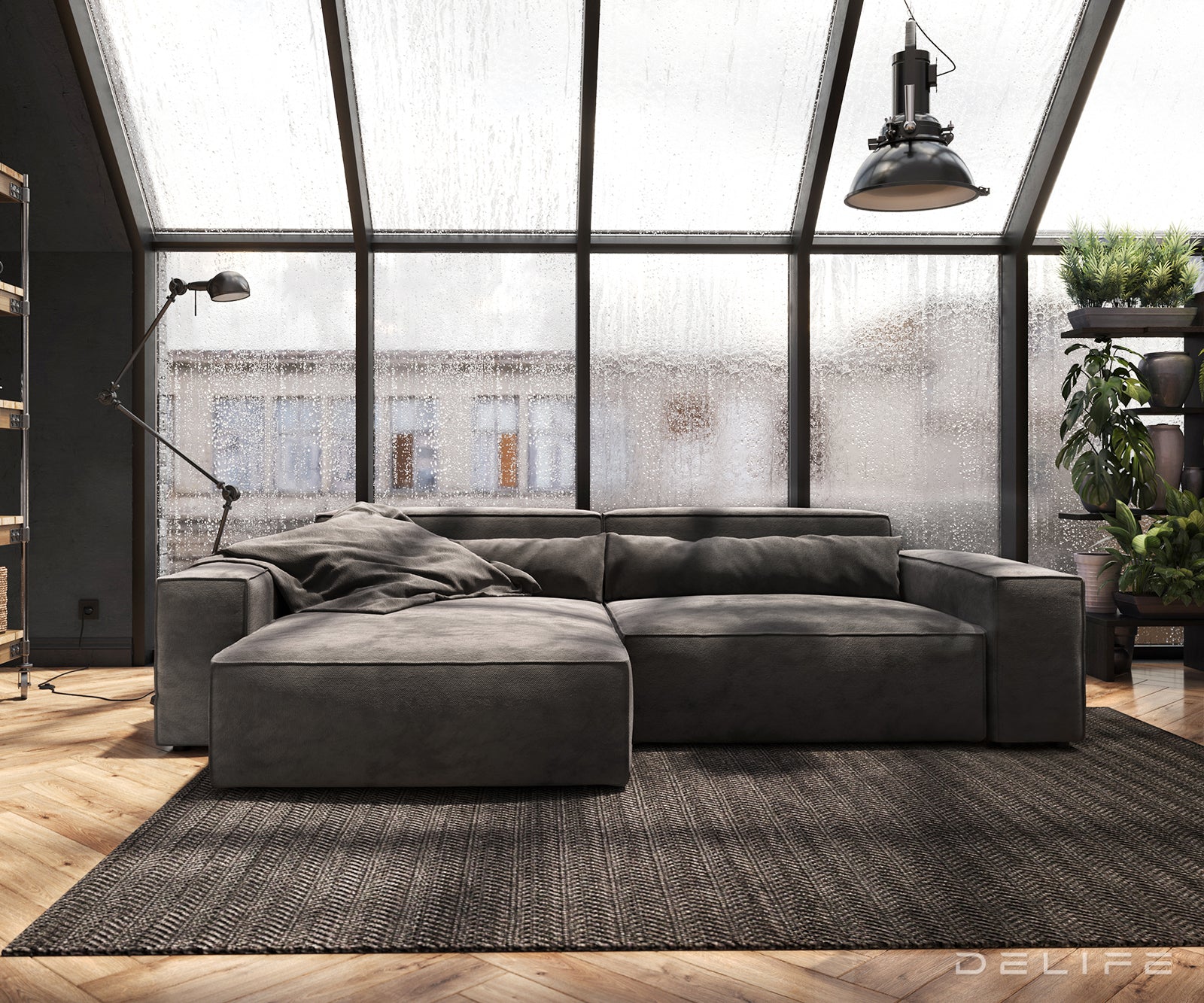 Kutna garnitura Sirpio XL 266x173cm, Materijal: Mikrofibra