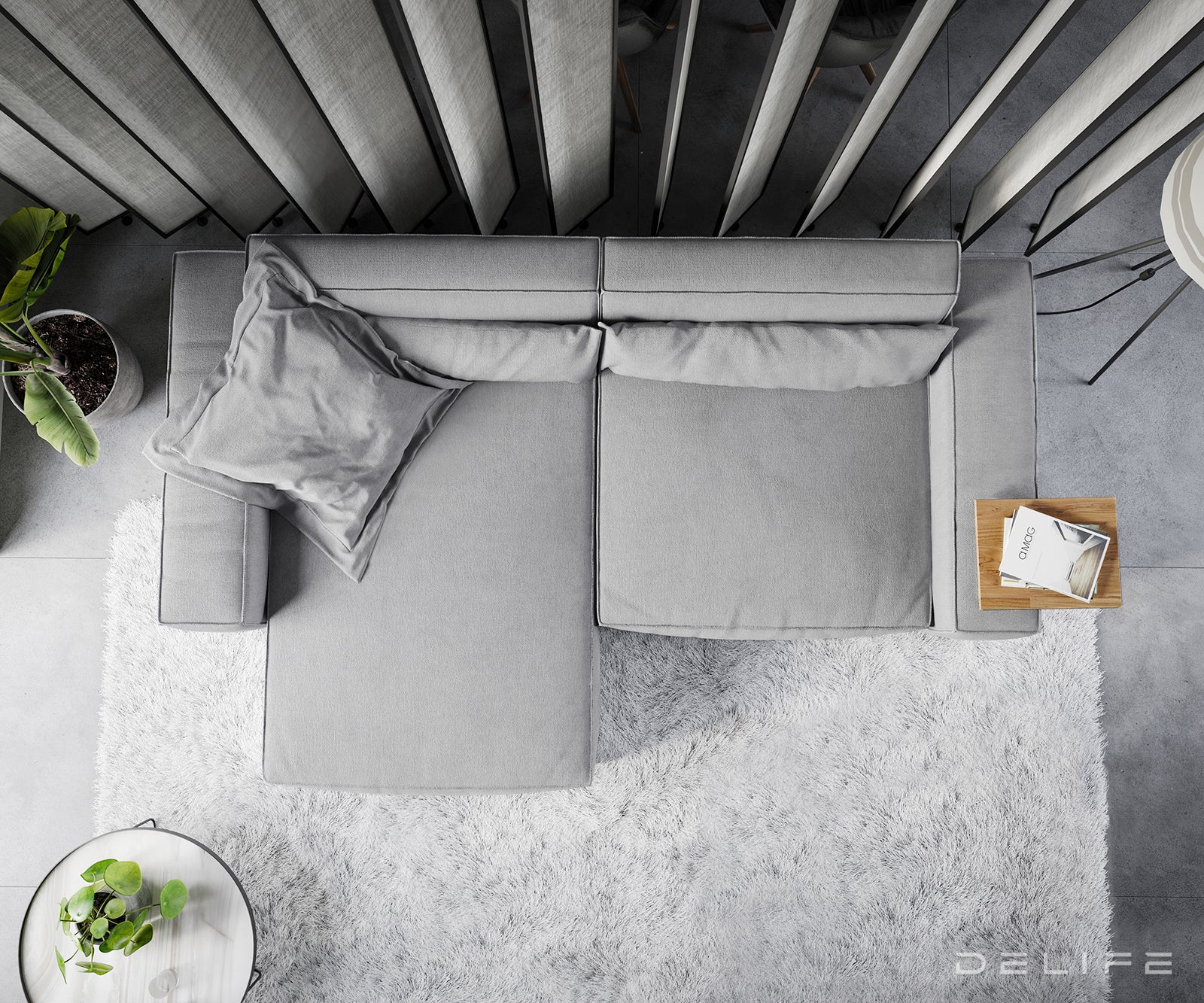 Kutna garnitura Sirpio XL 266x173cm, Materijal: Mikrofibra