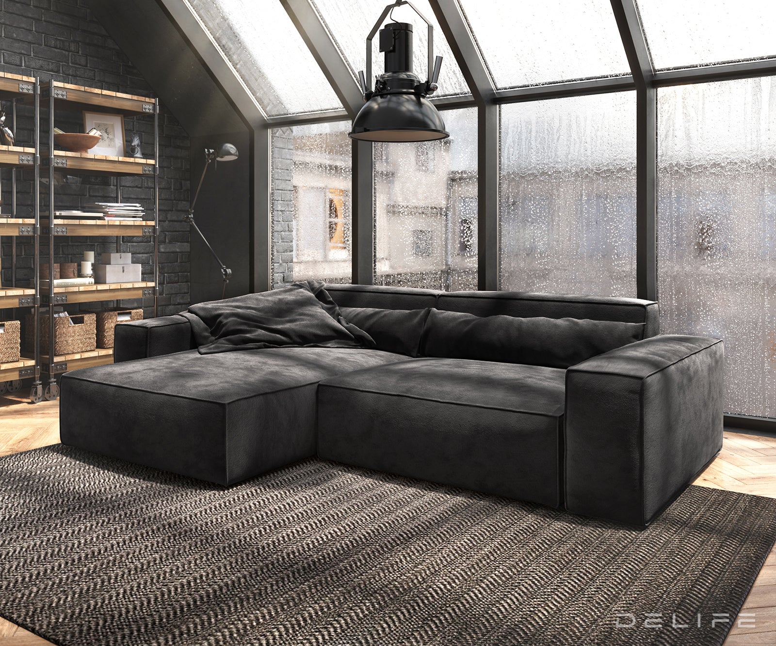 Kutna garnitura Sirpio XL 266x173cm, Materijal: Mikrofibra