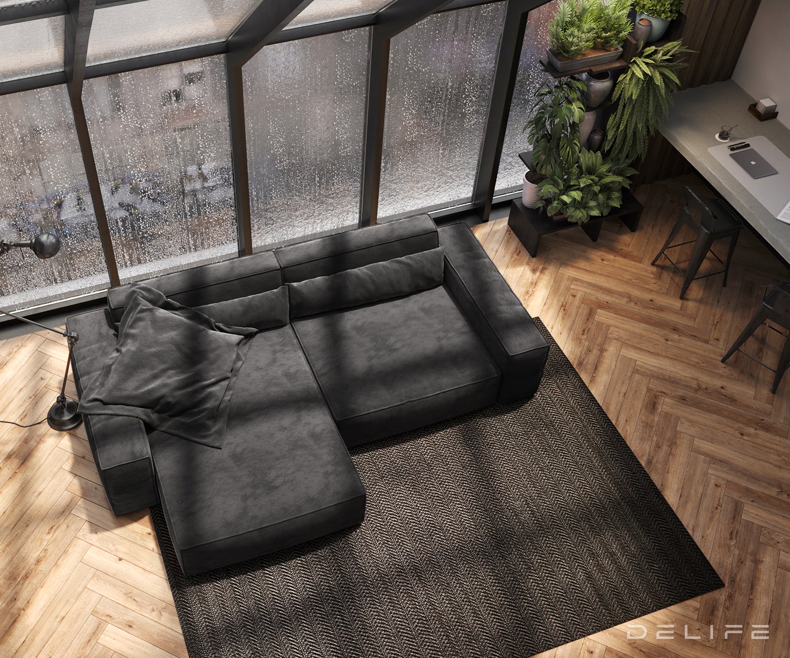 Kutna garnitura Sirpio XL 266x173cm, Materijal: Mikrofibra