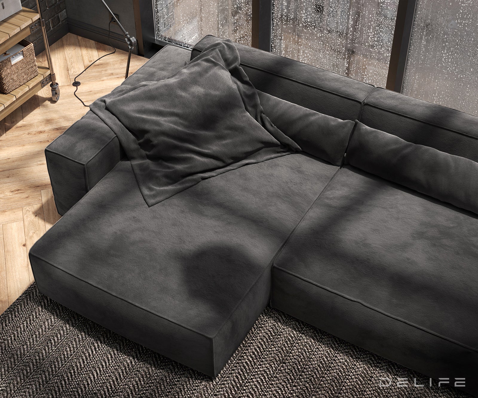 Kutna garnitura Sirpio XL 266x173cm, Materijal: Mikrofibra