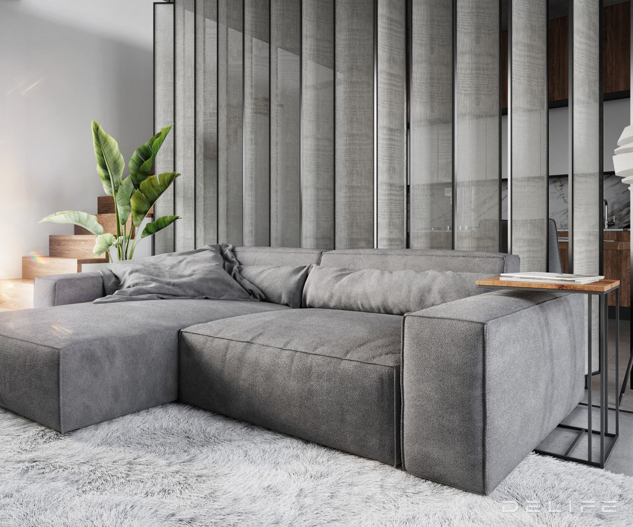 Kutna garnitura Sirpio XL 266x173cm, Materijal: Mikrofibra