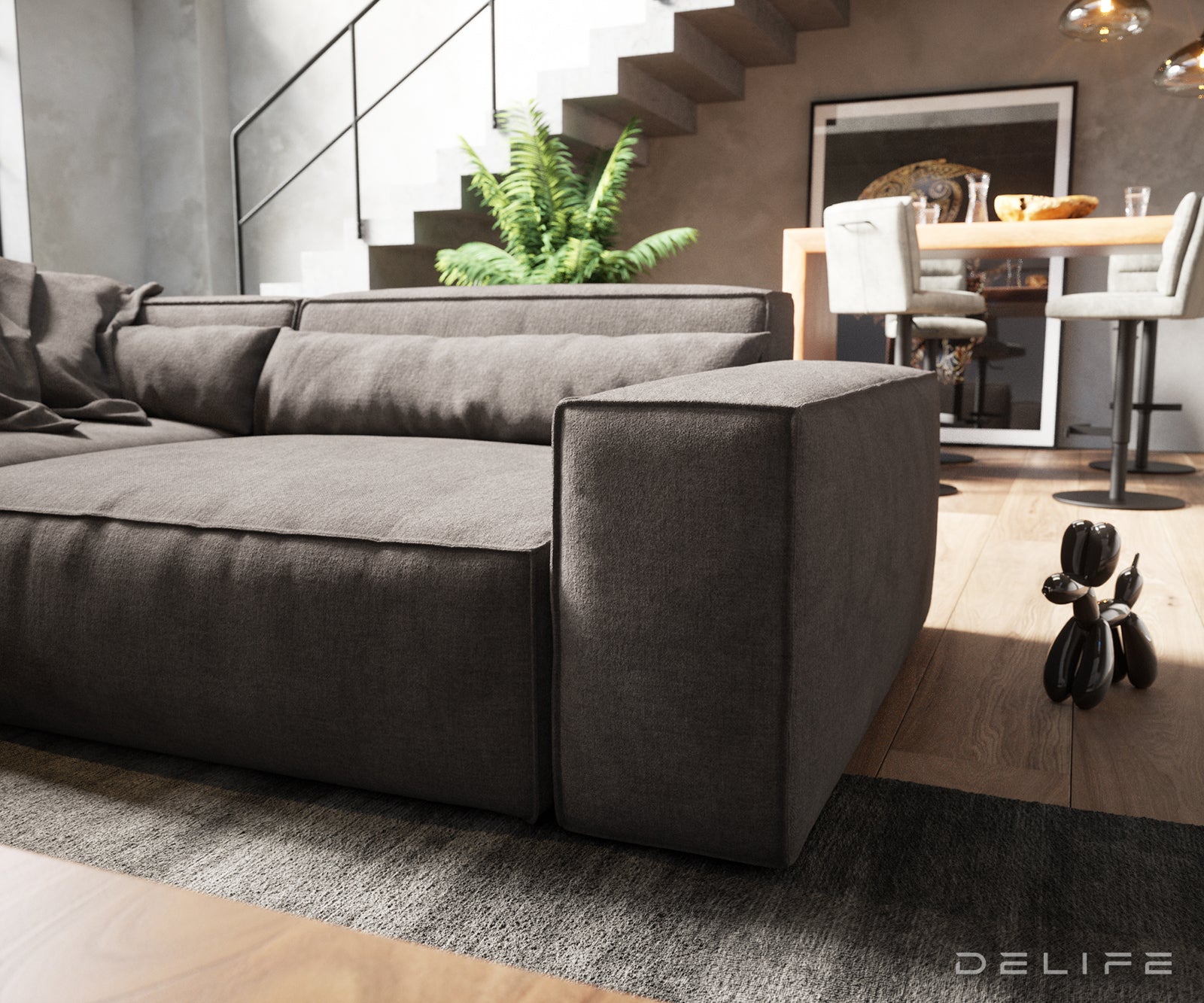 Velika kutna garnitura Sirpio XL 360x258cm, Materijal: Mikrofibra