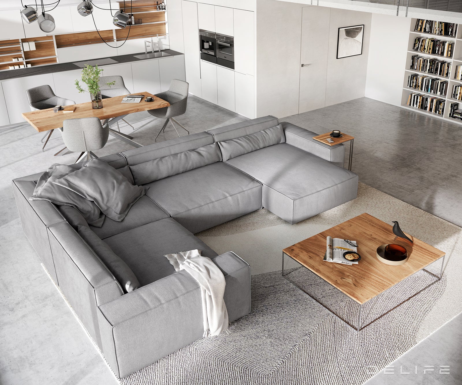 Velika kutna garnitura Sirpio XL 360x258cm, Materijal: Mikrofibra