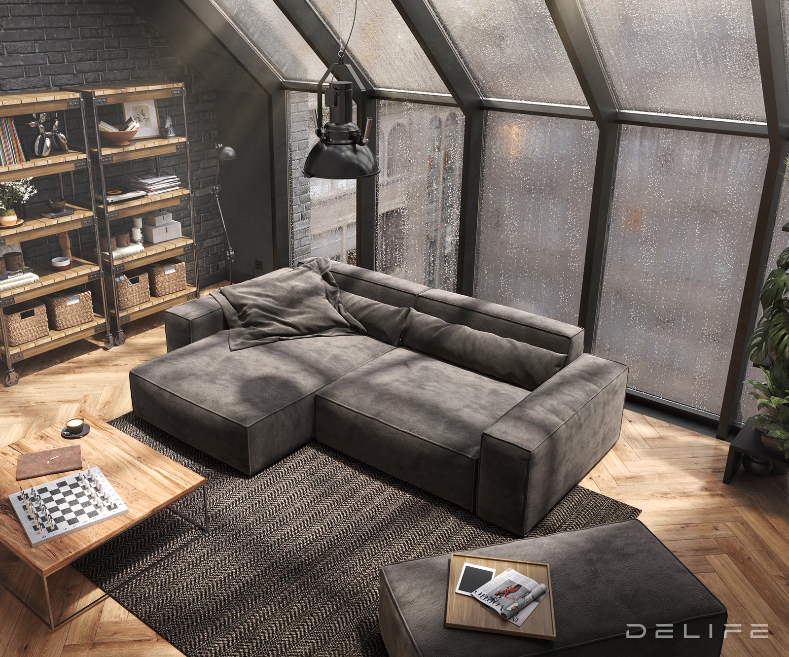 Kutna garnitura Sirpio XL 266x173cm, Materijal: Mikrofibra