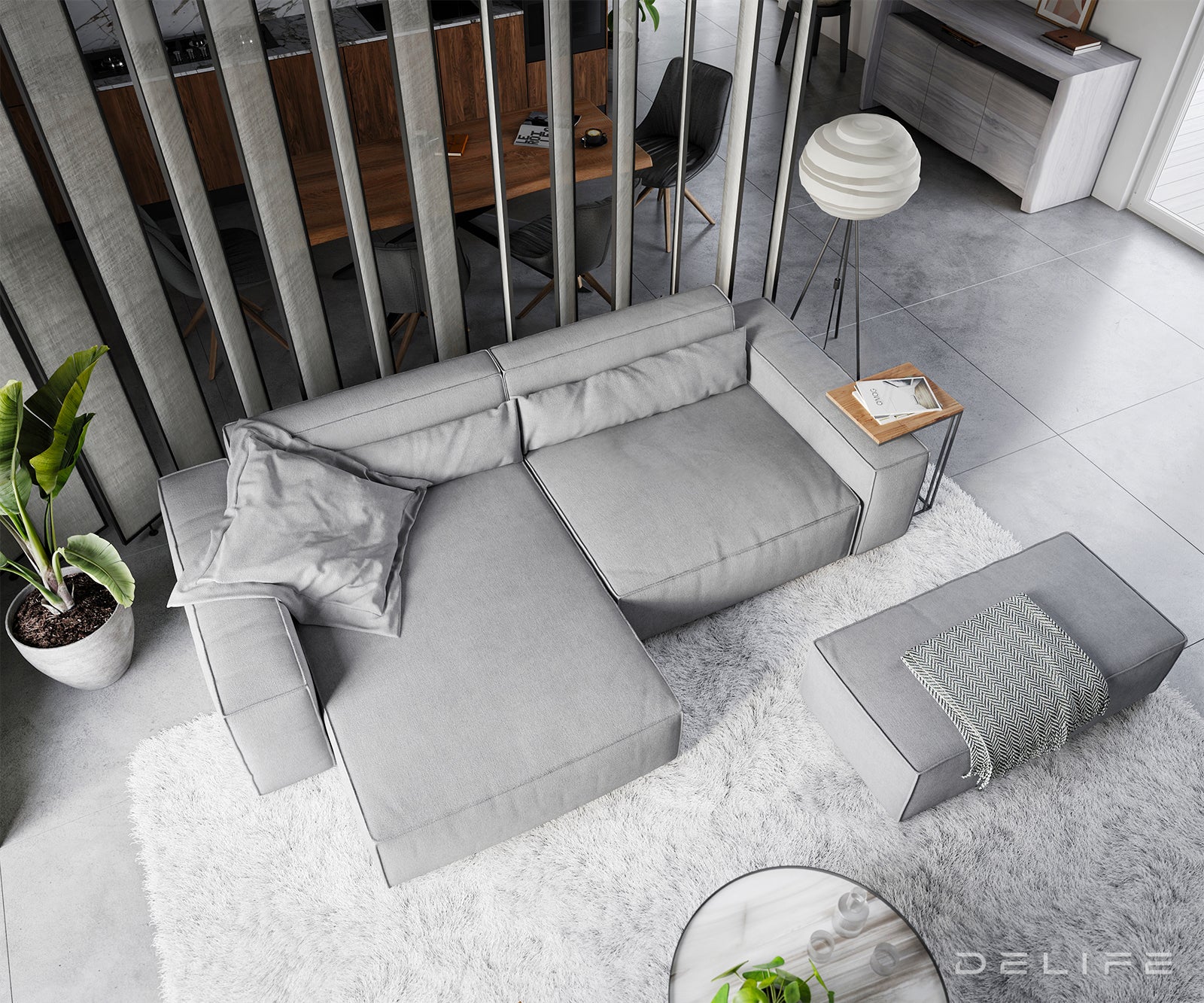 Kutna garnitura Sirpio XL 266x173cm, Materijal: Mikrofibra