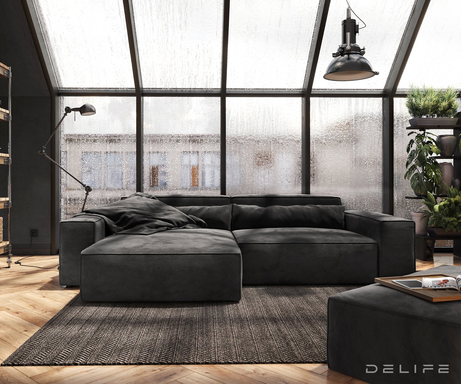 Kutna garnitura Sirpio XL 266x173cm, Materijal: Mikrofibra