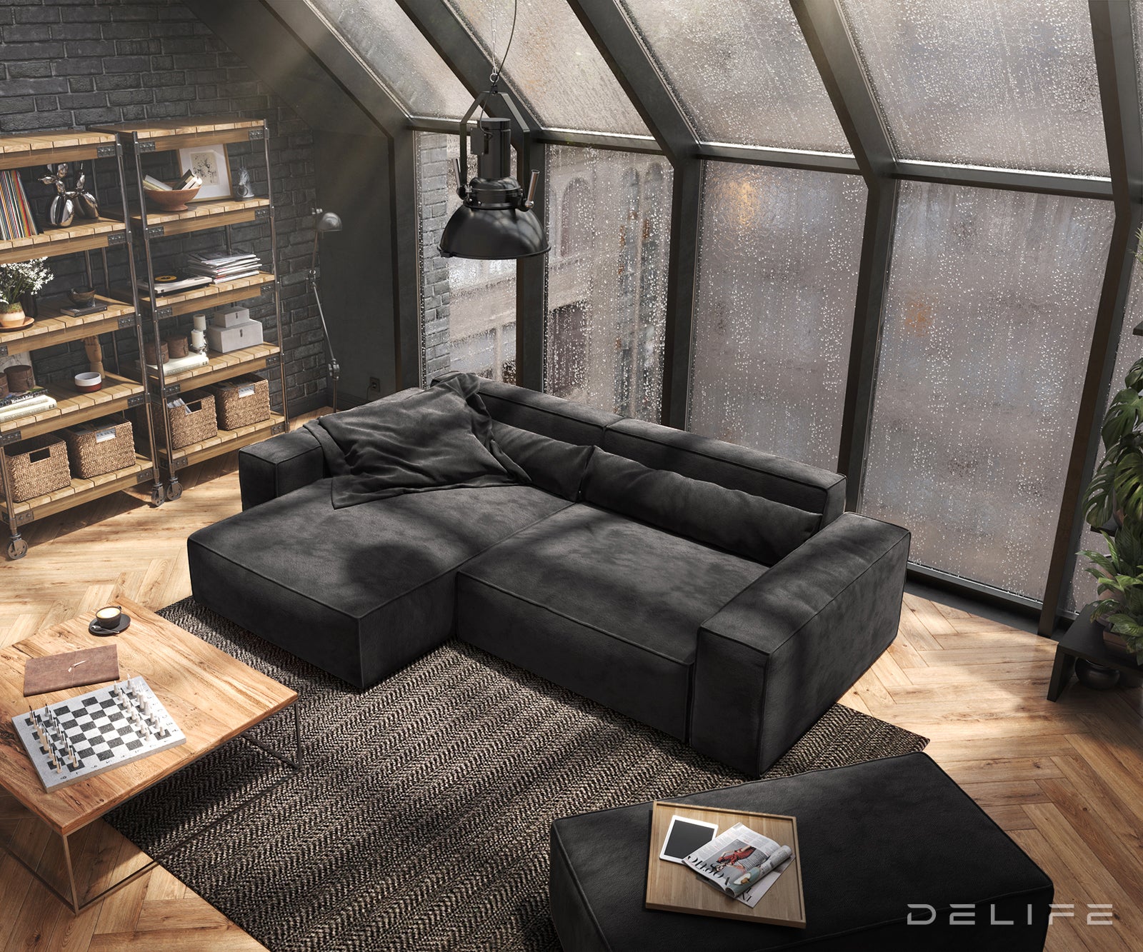 Kutna garnitura Sirpio XL 266x173cm, Materijal: Mikrofibra