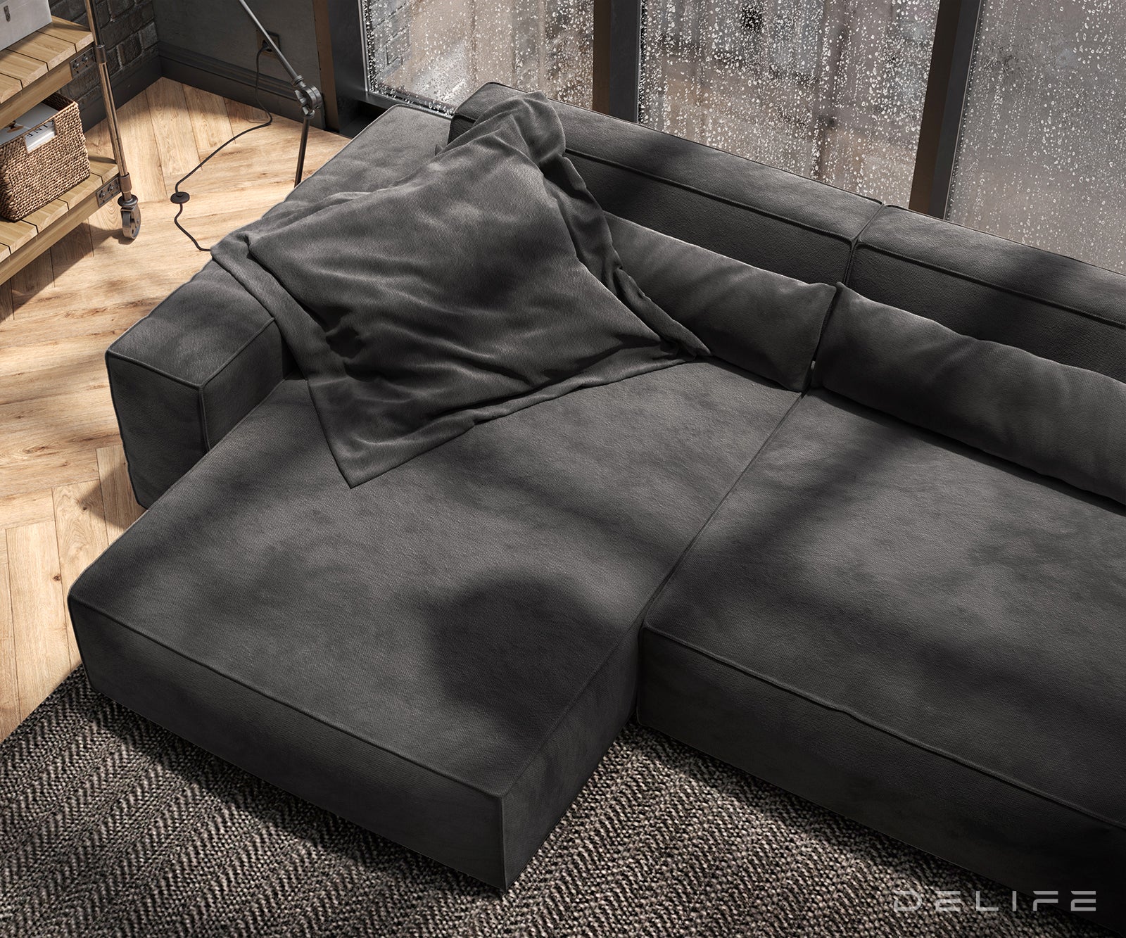 Kutna garnitura Sirpio XL 266x173cm, Materijal: Mikrofibra