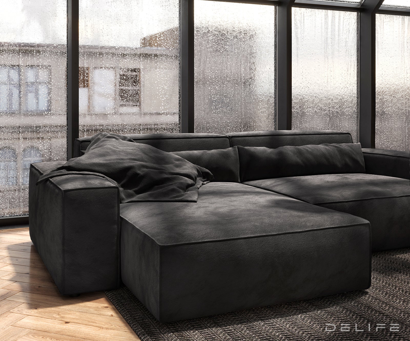 Kutna garnitura Sirpio XL 266x173cm, Materijal: Mikrofibra