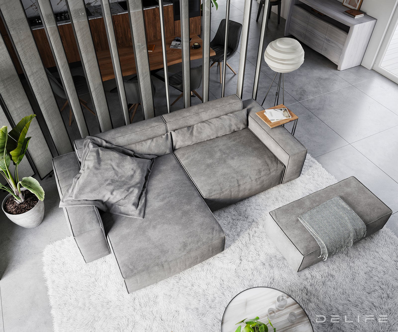 Kutna garnitura Sirpio XL 266x173cm, Materijal: Mikrofibra