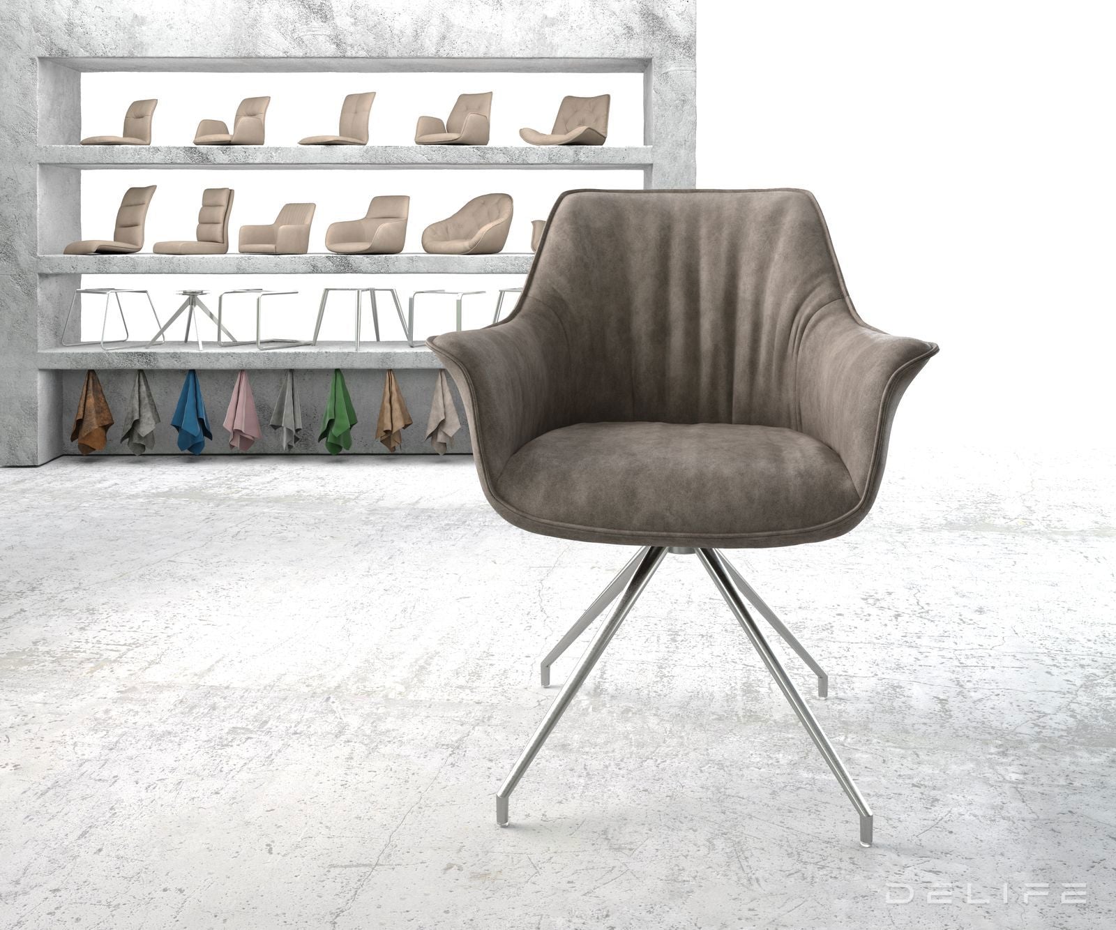 Blagovaonska stolica Keila, Materijal: Mikrofibra