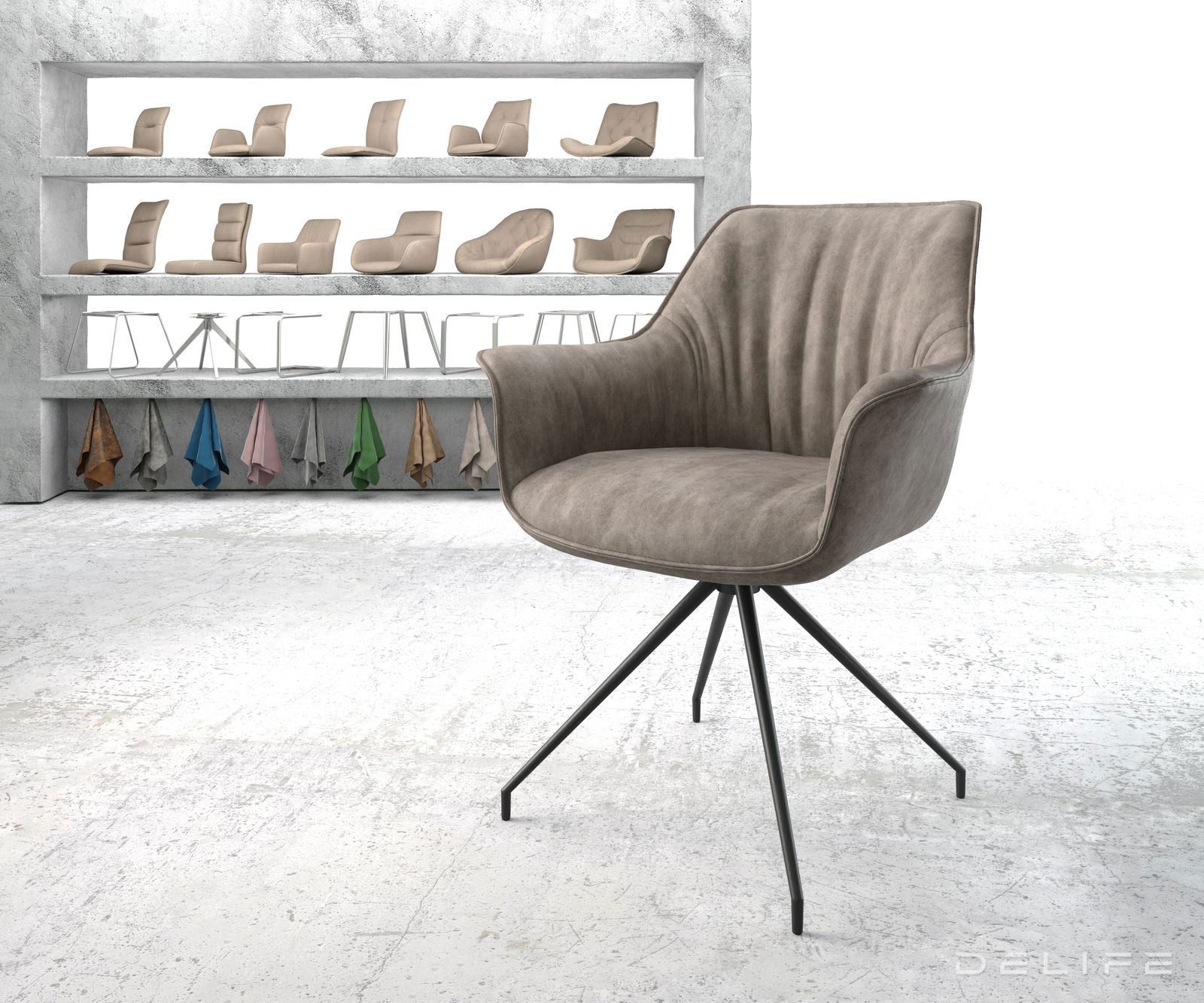 Blagovaonska stolica Keila, Materijal: Mikrofibra