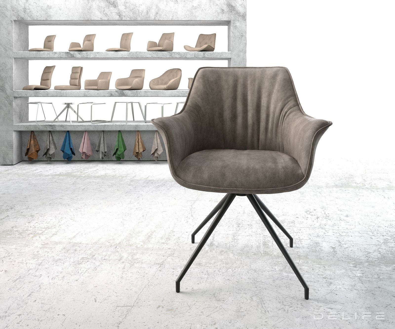 Blagovaonska stolica Keila, Materijal: Mikrofibra