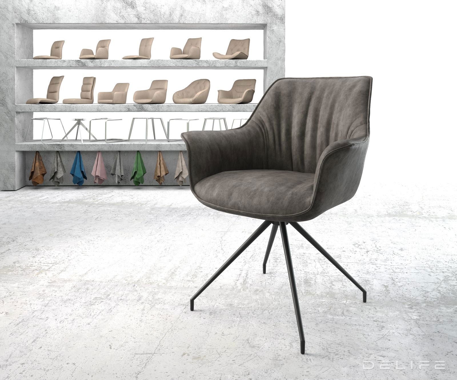 Blagovaonska stolica Keila, Materijal: Mikrofibra