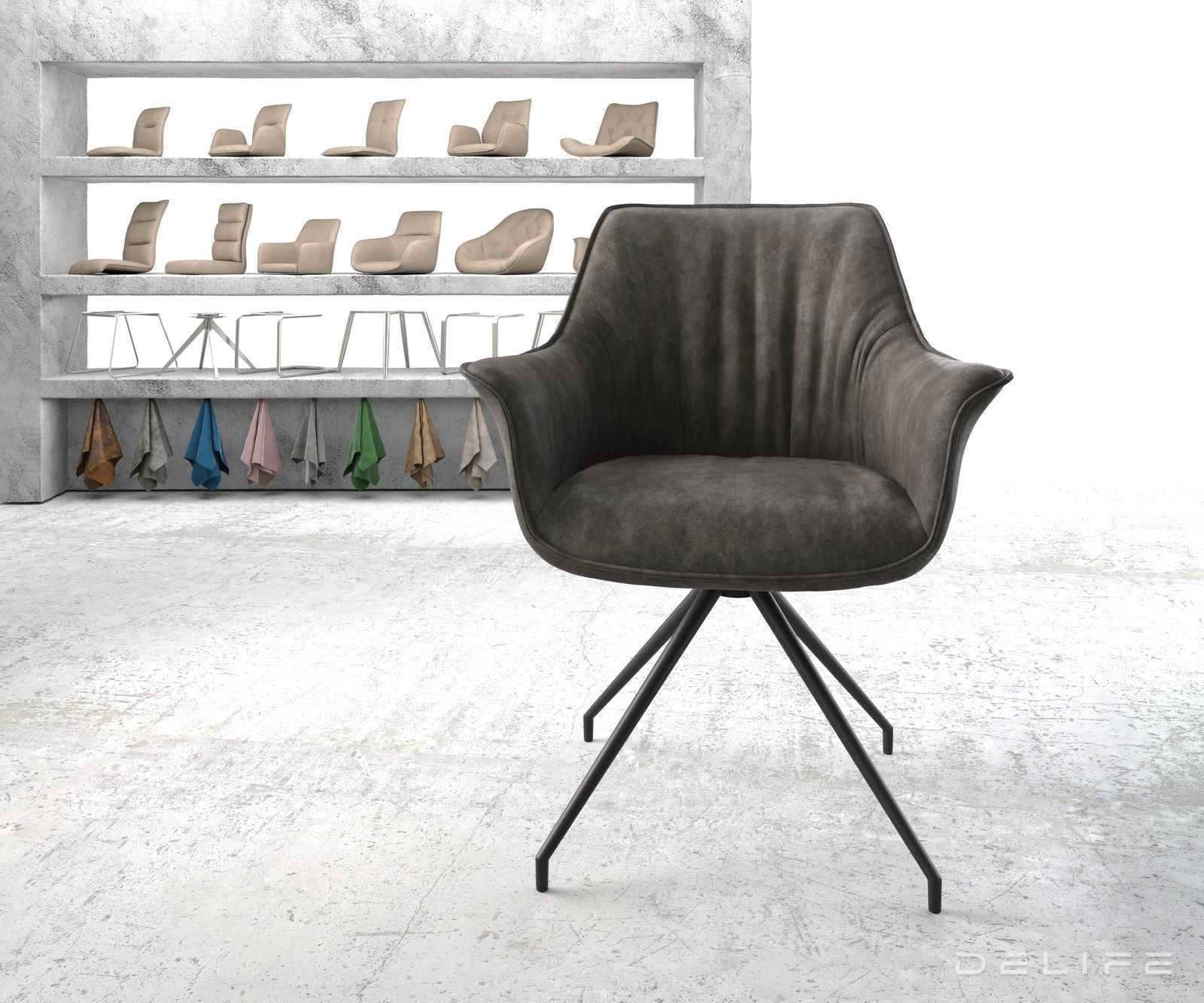 Blagovaonska stolica Keila, Materijal: Mikrofibra