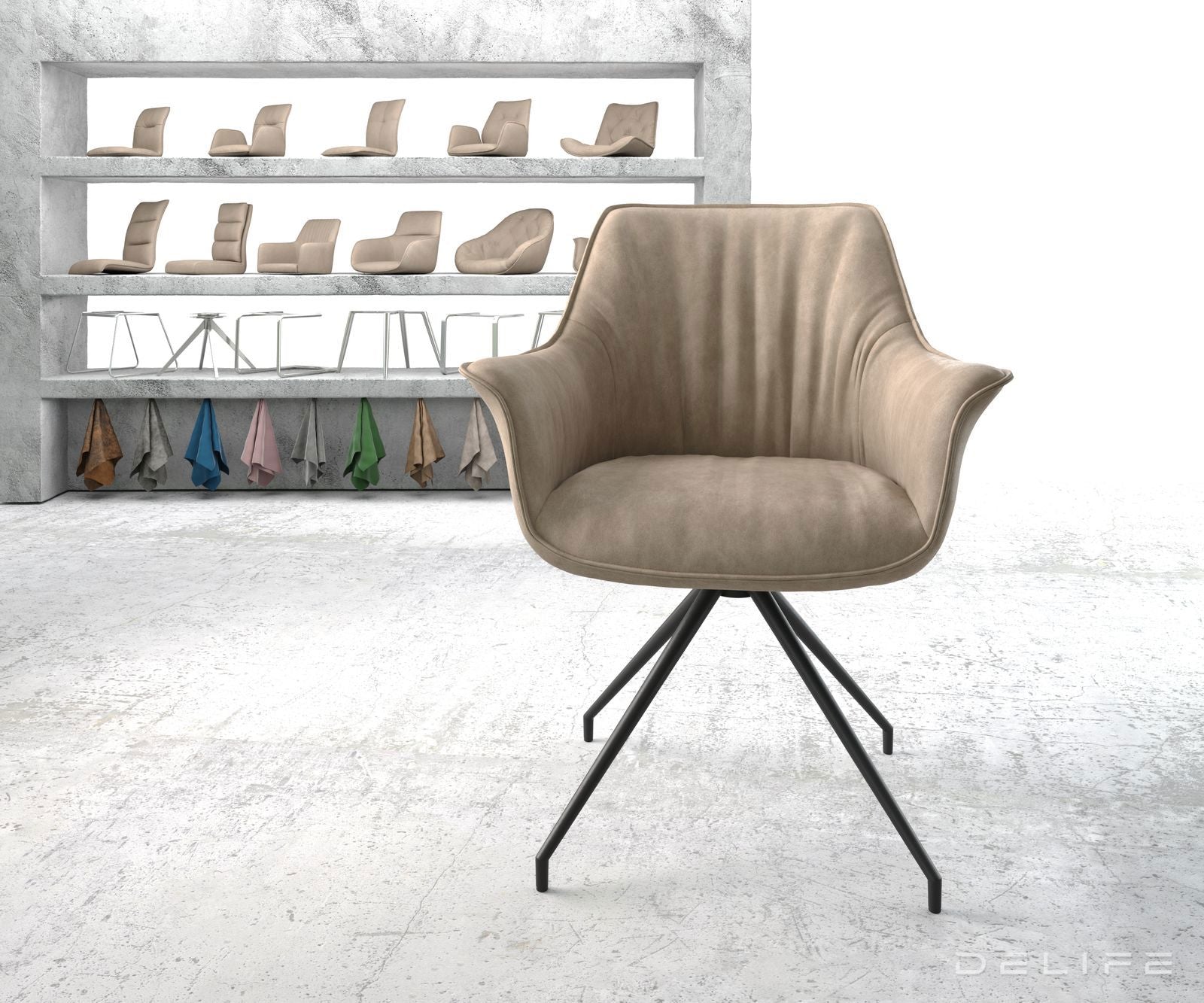 Blagovaonska stolica Keila, Materijal: Mikrofibra