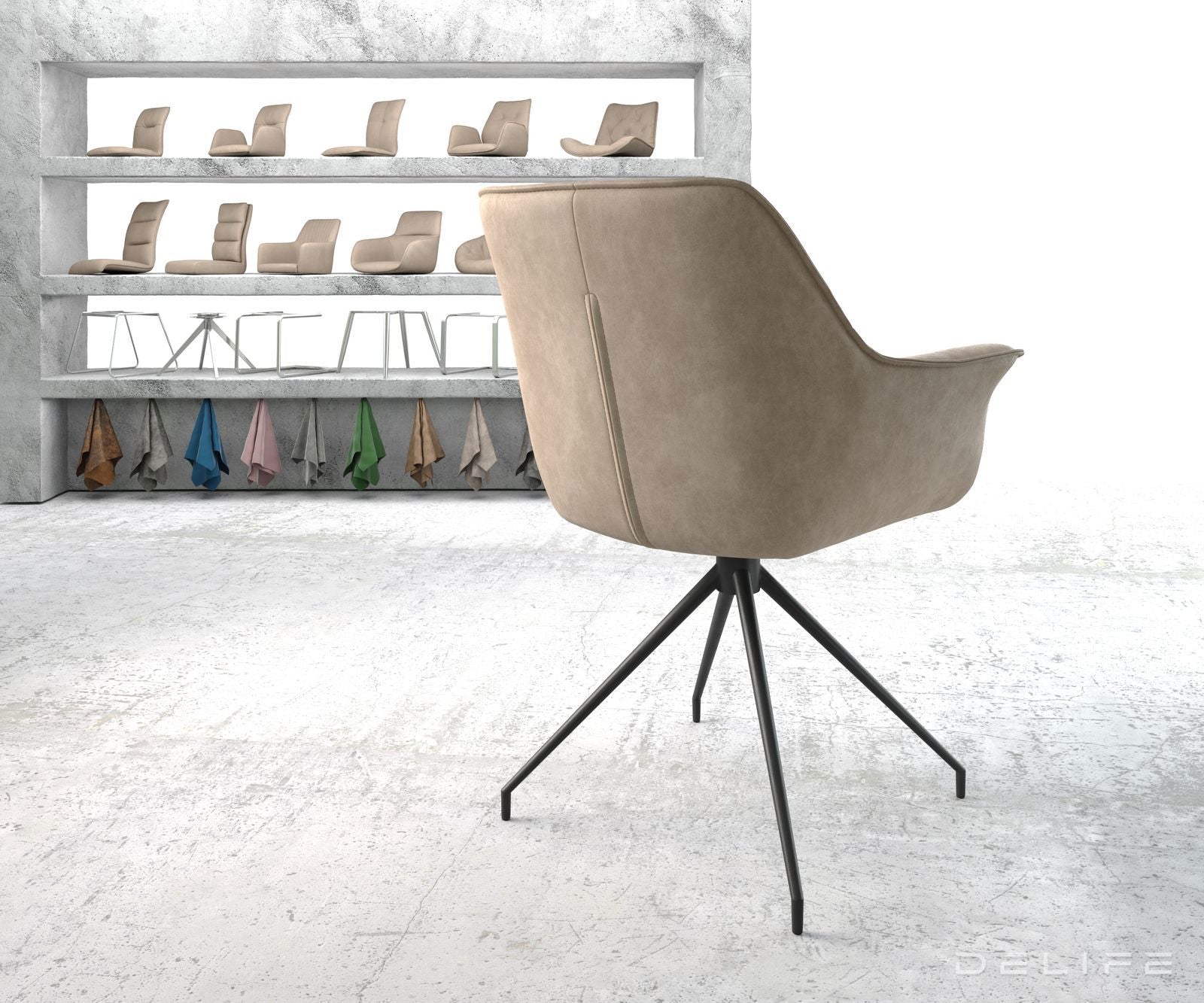 Blagovaonska stolica Keila, Materijal: Mikrofibra