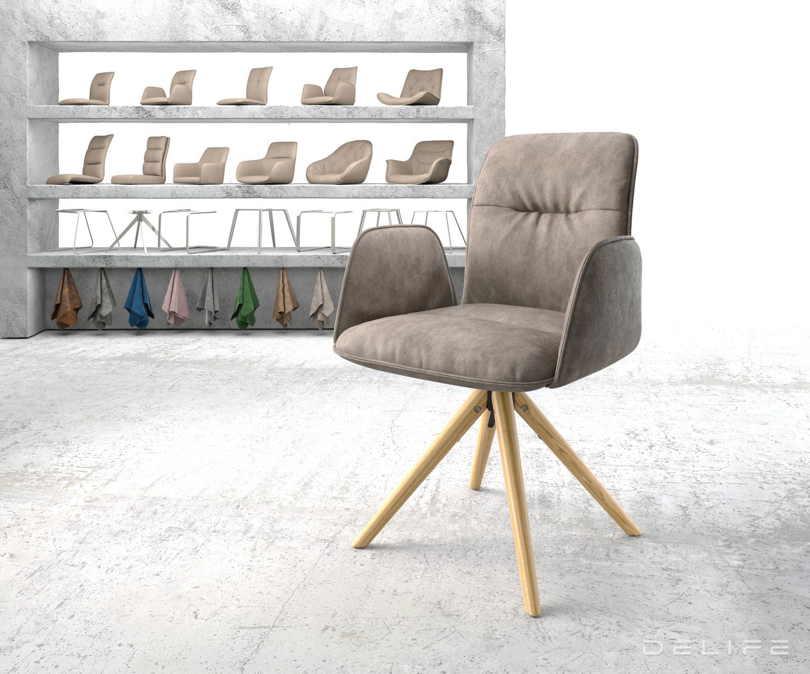 Blagovaonska stolica Vinja, Materijal: Mikrofibra