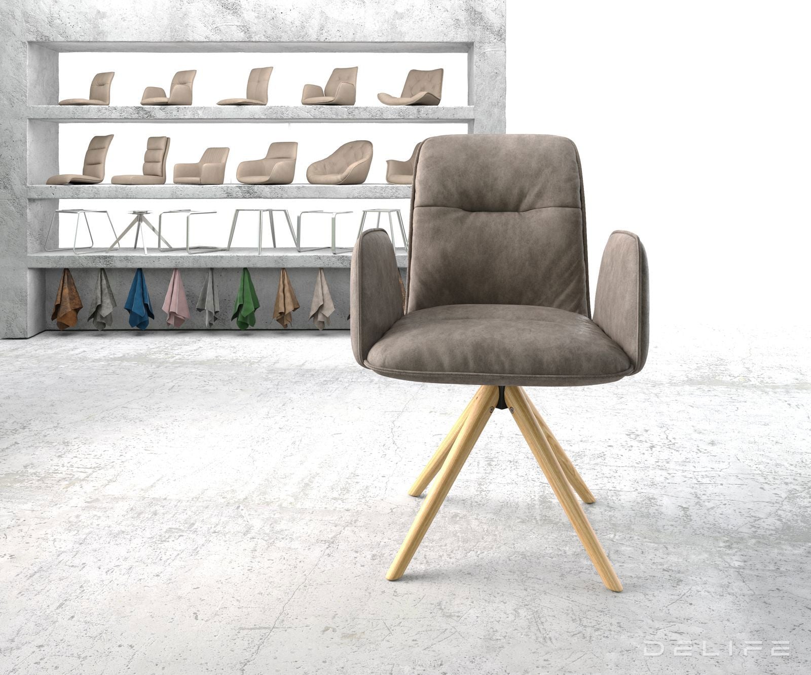 Blagovaonska stolica Vinja, Materijal: Mikrofibra