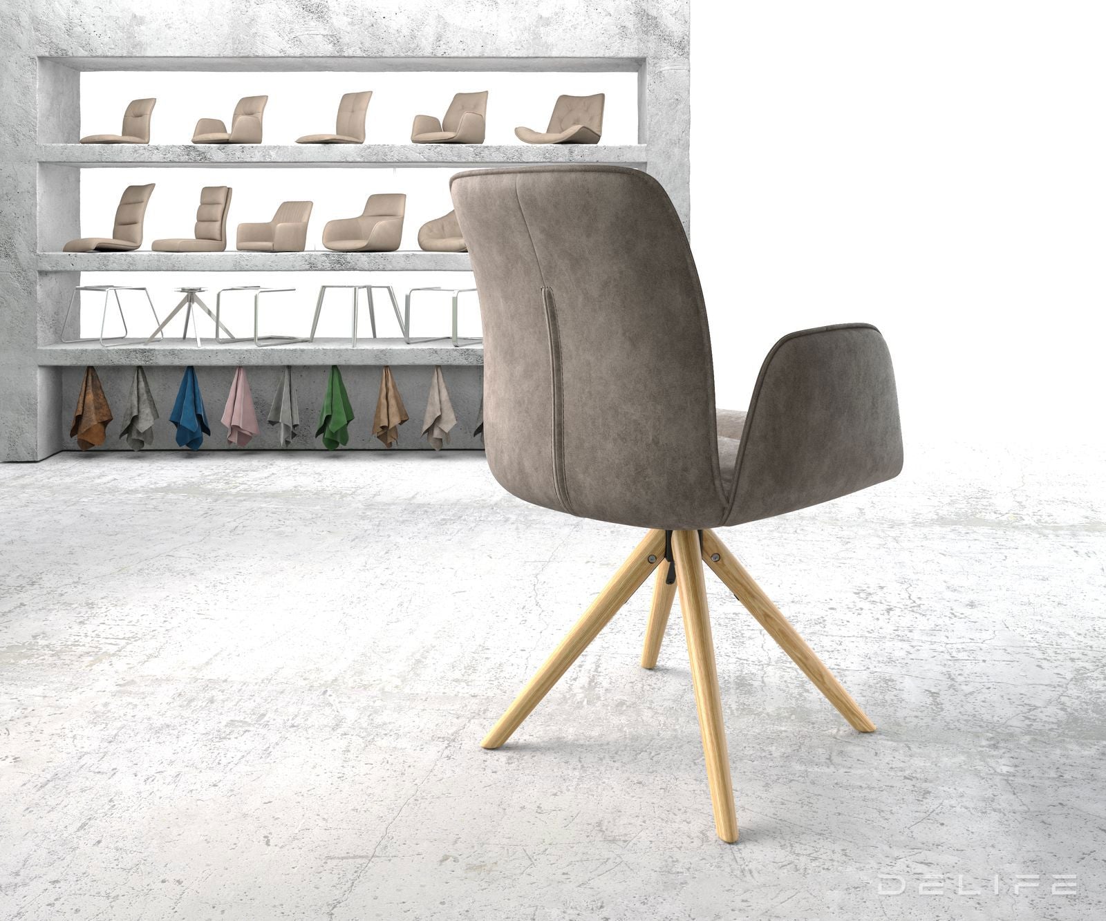 Blagovaonska stolica Vinja, Materijal: Mikrofibra