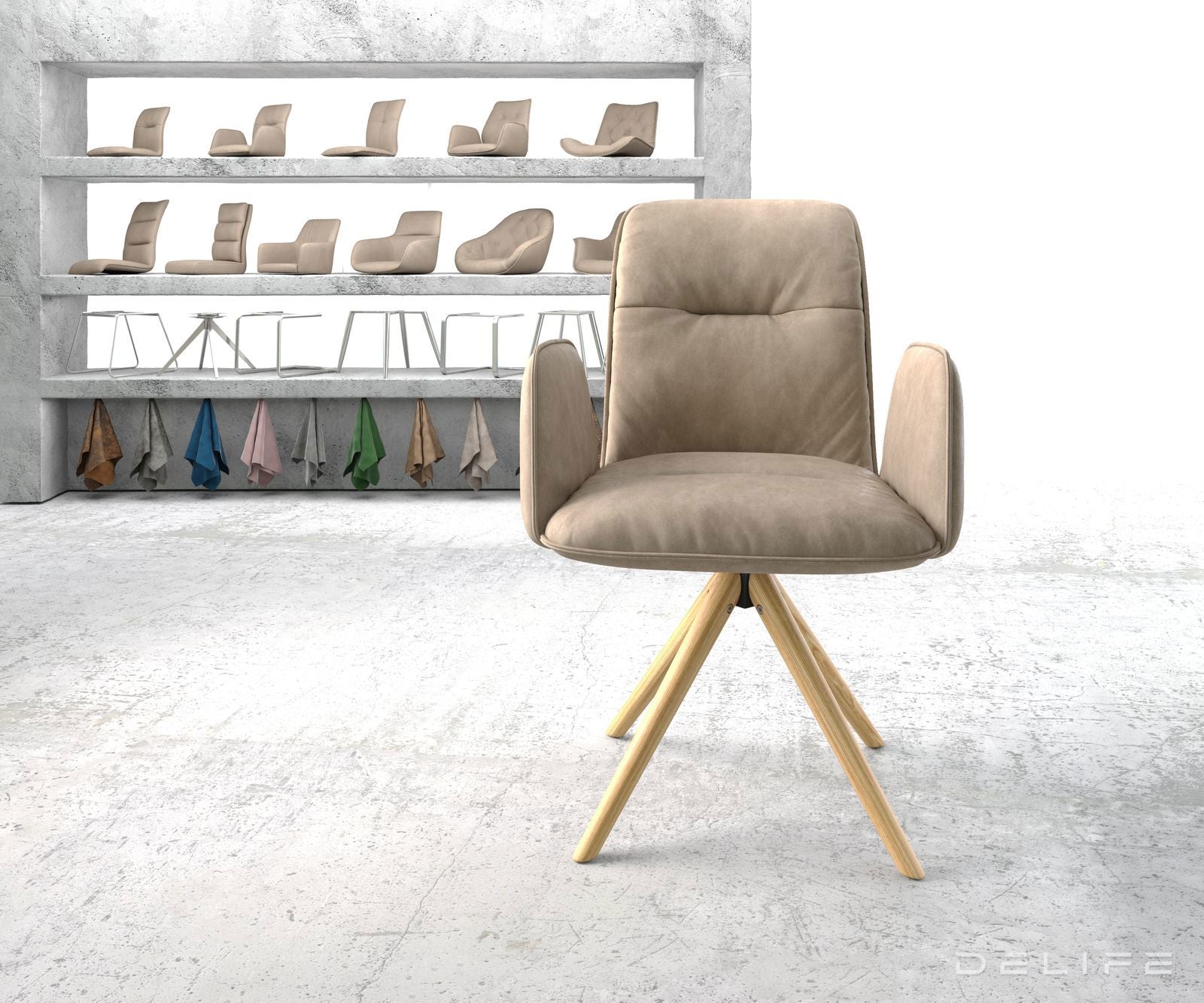 Blagovaonska stolica Vinja, Materijal: Mikrofibra