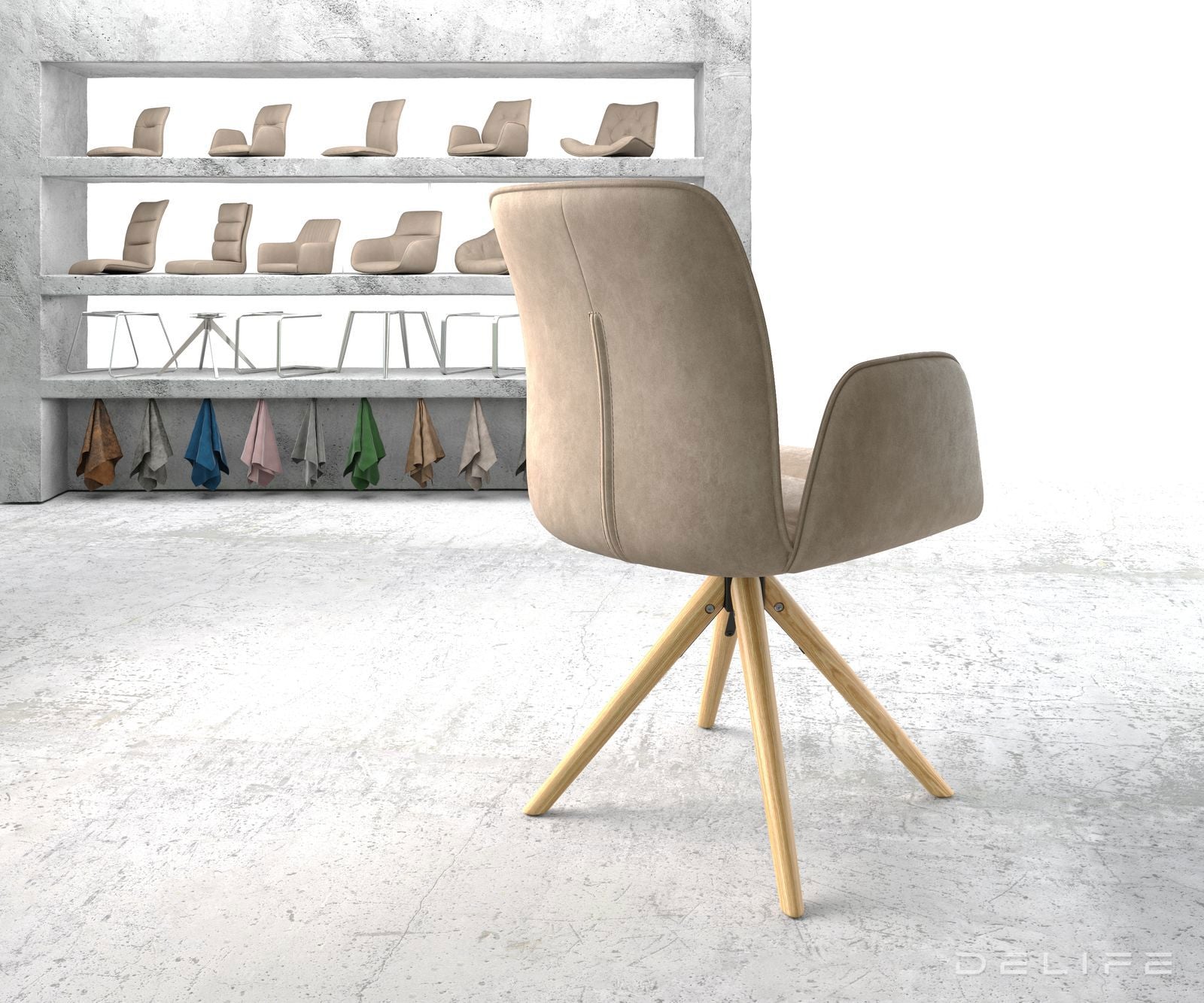 Blagovaonska stolica Vinja, Materijal: Mikrofibra