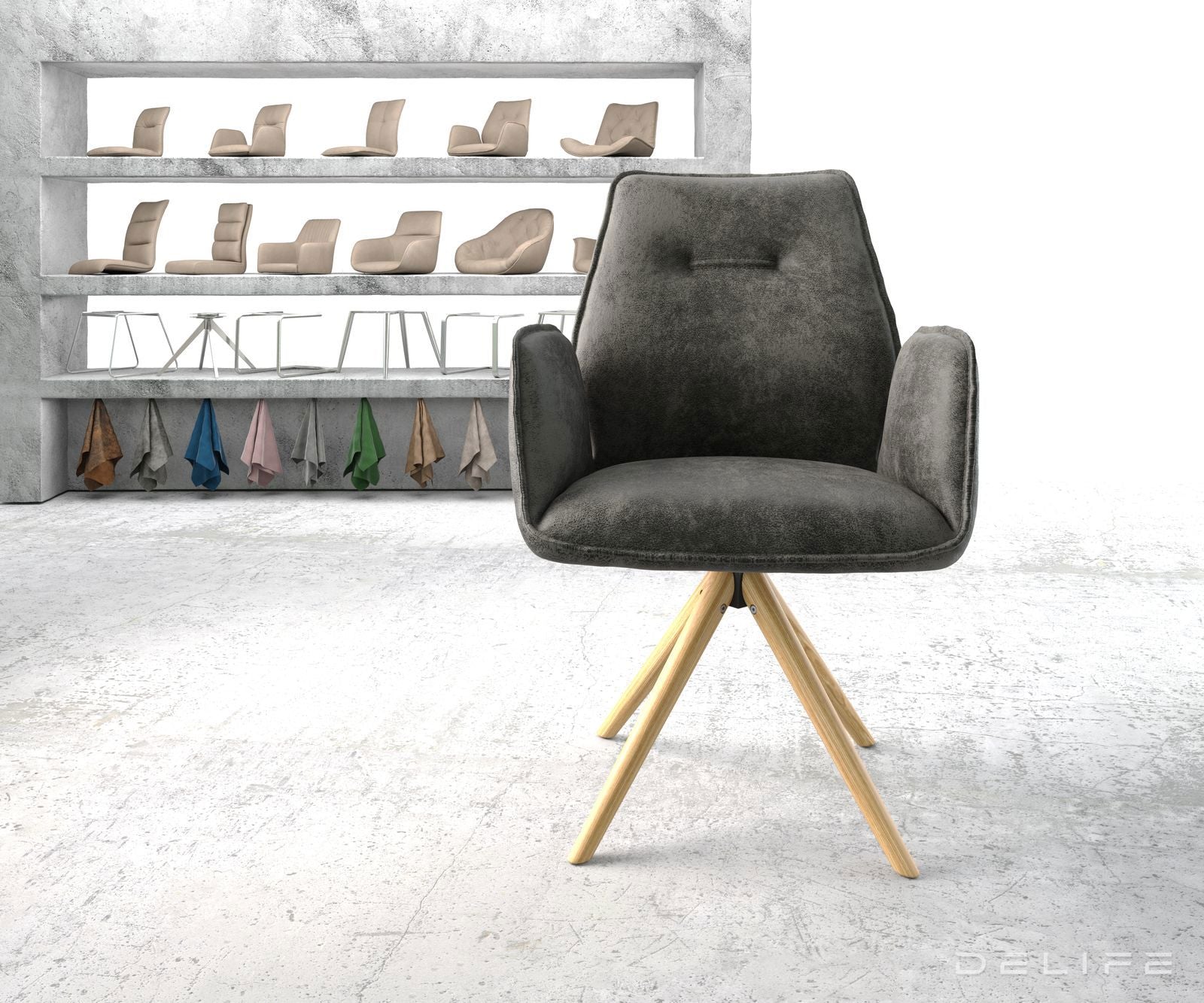 Blagovaonska stolica Zoa, Materijal: Mikrofibra