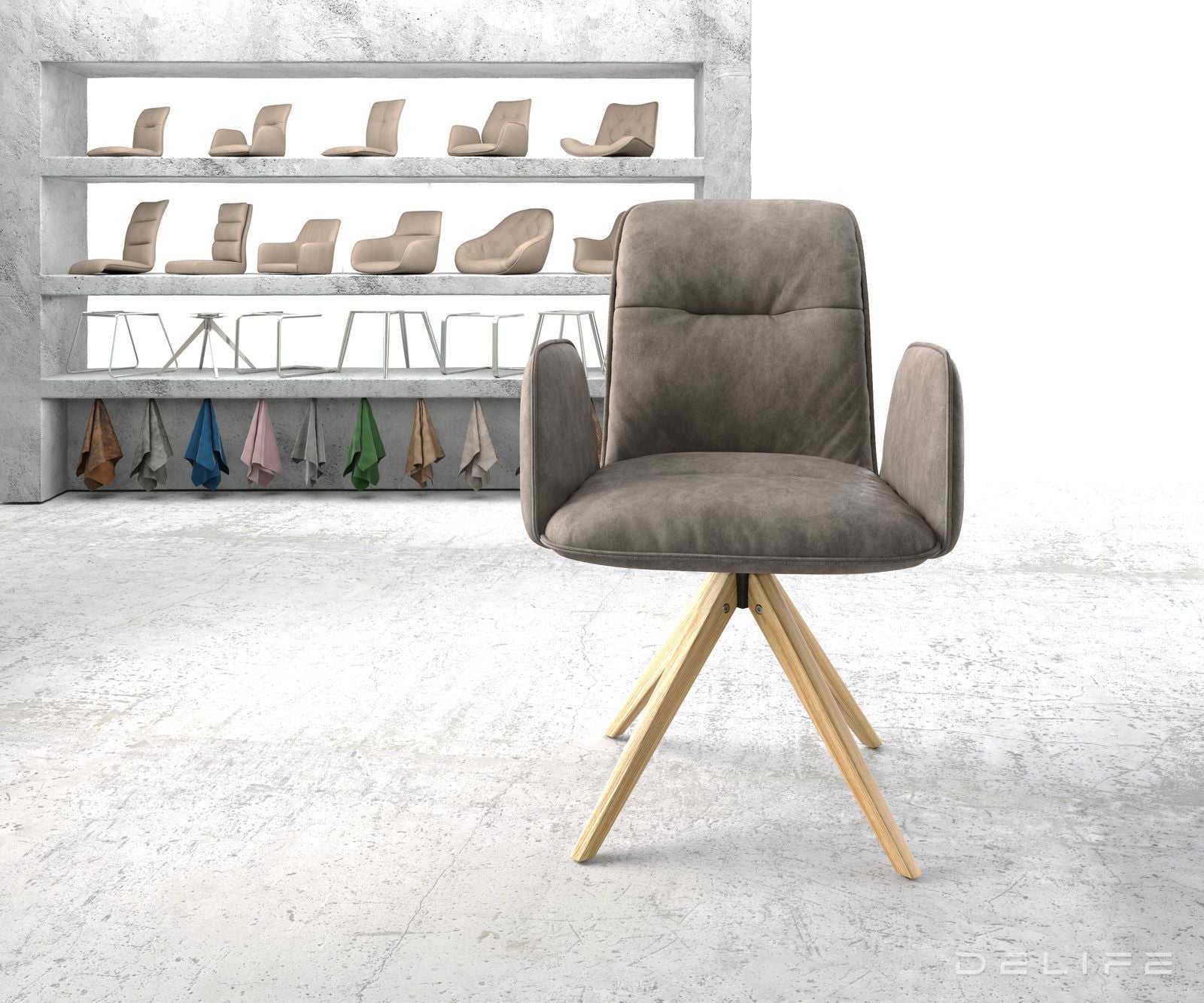 Blagovaonska stolica Vinja, Materijal: Mikrofibra