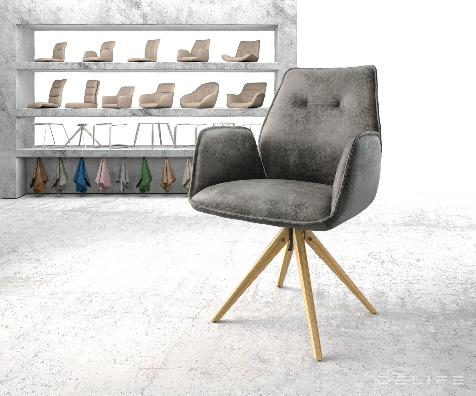 Blagovaonska stolica Zoa, Materijal: Mikrofibra