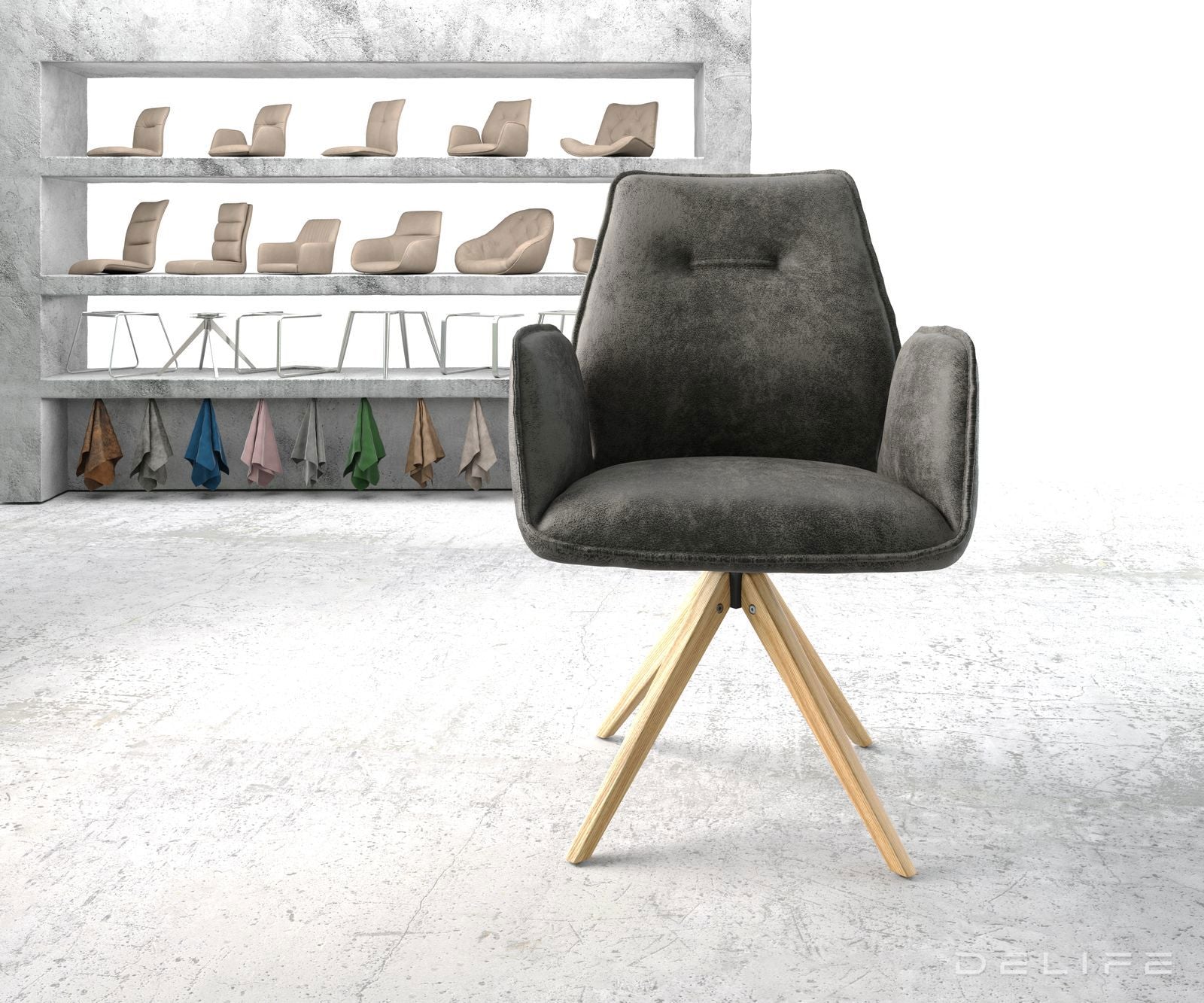 Blagovaonska stolica Zoa, Materijal: Mikrofibra